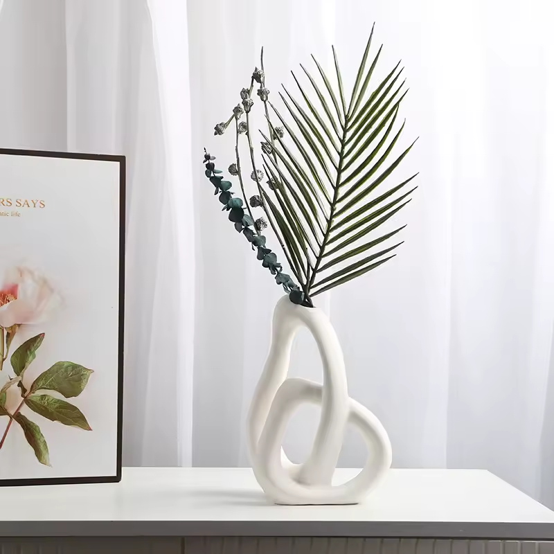 Tidløs Keramikvase - Minimalistisk Boligindretning - - Home Decor - {{ product_tags }