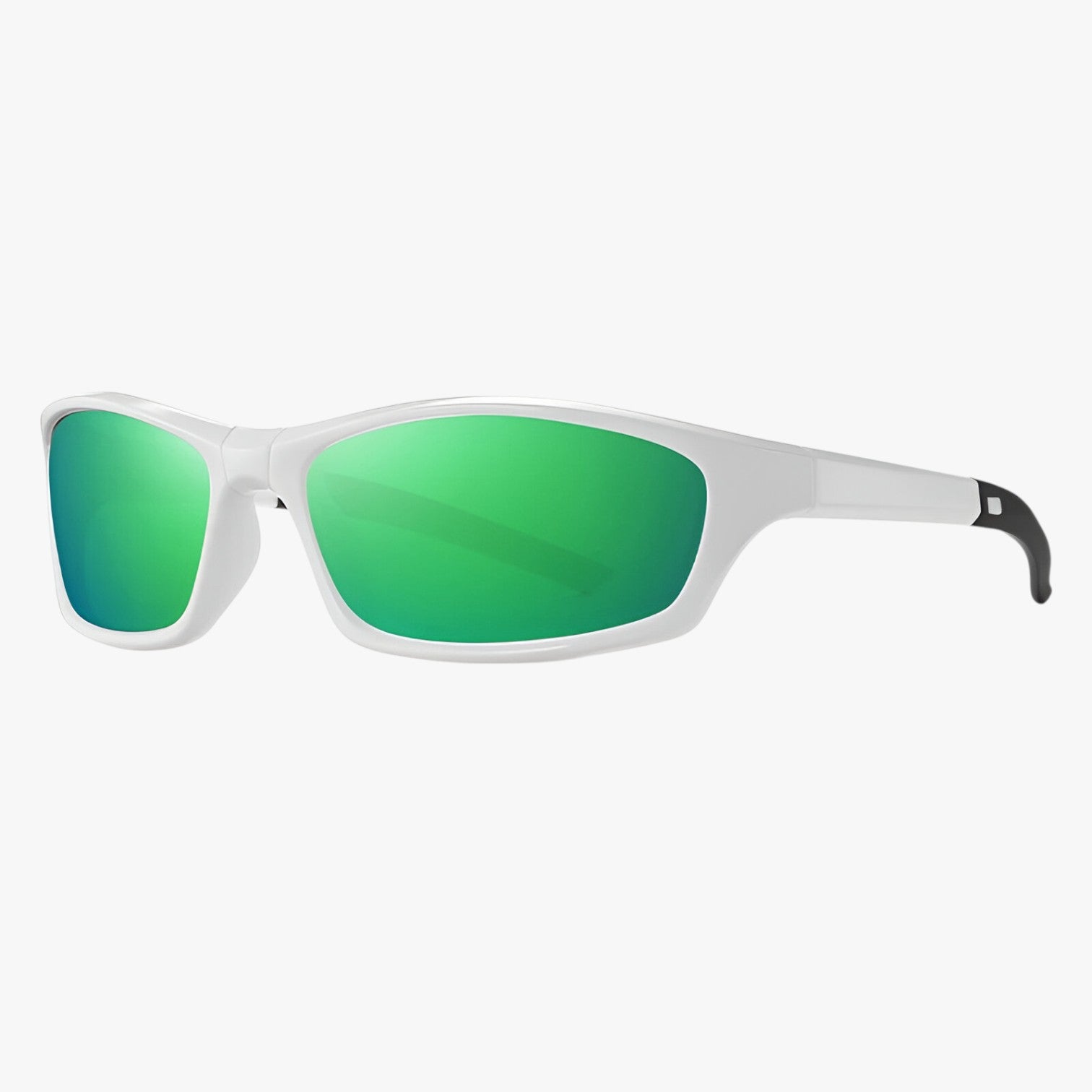 Deven | Sammenklappelige sportsolbriller – letvægts og anti-refleks - Ensfarvet Hvid Grøn - Deven | Sammenklappelige sportsolbriller – letvægts og anti-refleks- €25 - {{ product_tags }