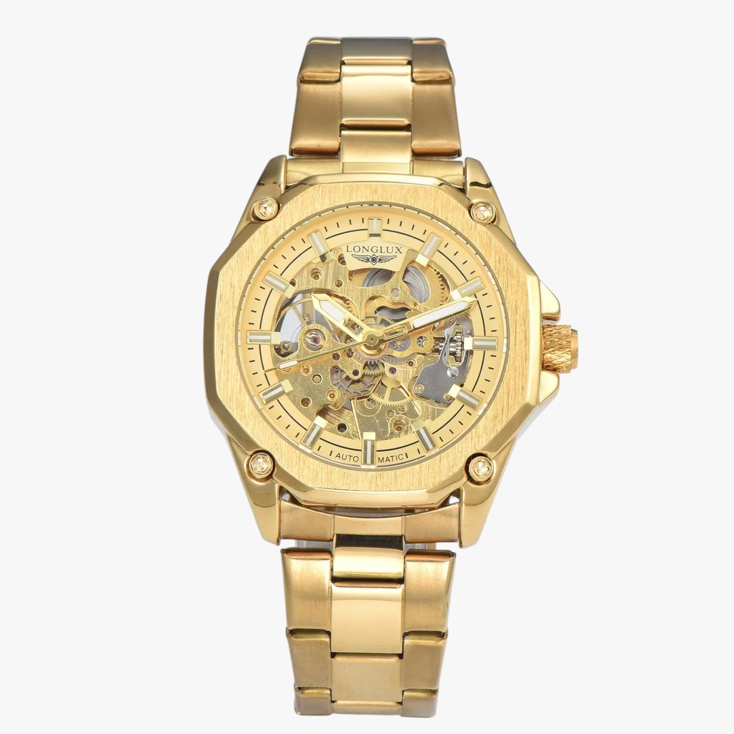 Niko | Sportiv skelet automatisk ur - Guld - watches - {{ product_tags }