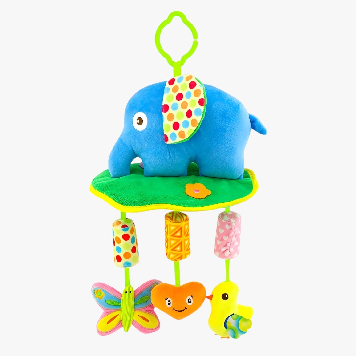 Jinx | Bløde Raslelegetøj til Vogn for Sensorisk Udvikling - Elefant - baby - {{ product_tags }