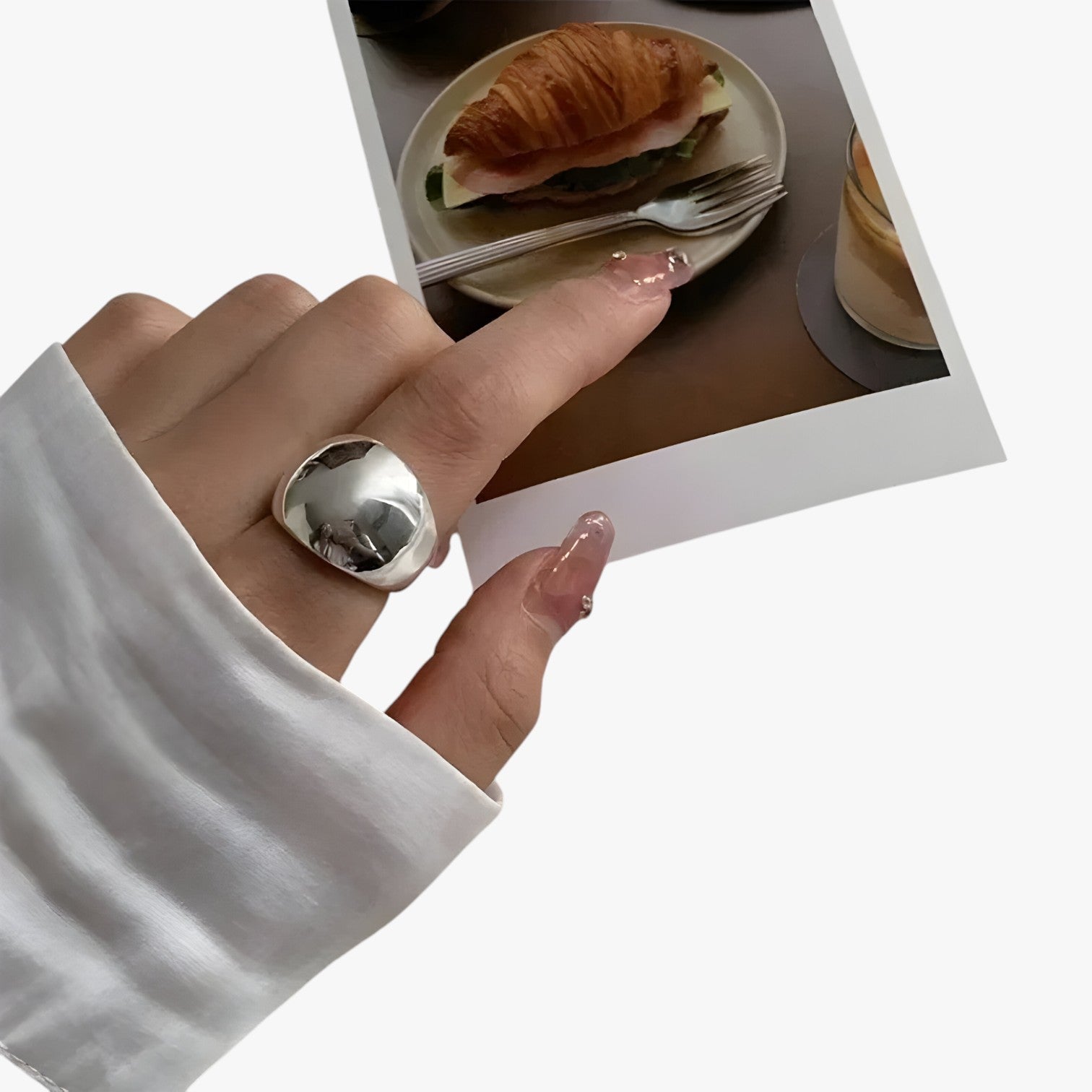 Eloise | Sølv justerbar ring - dristig stil, ubesværet elegance - - other - {{ product_tags }