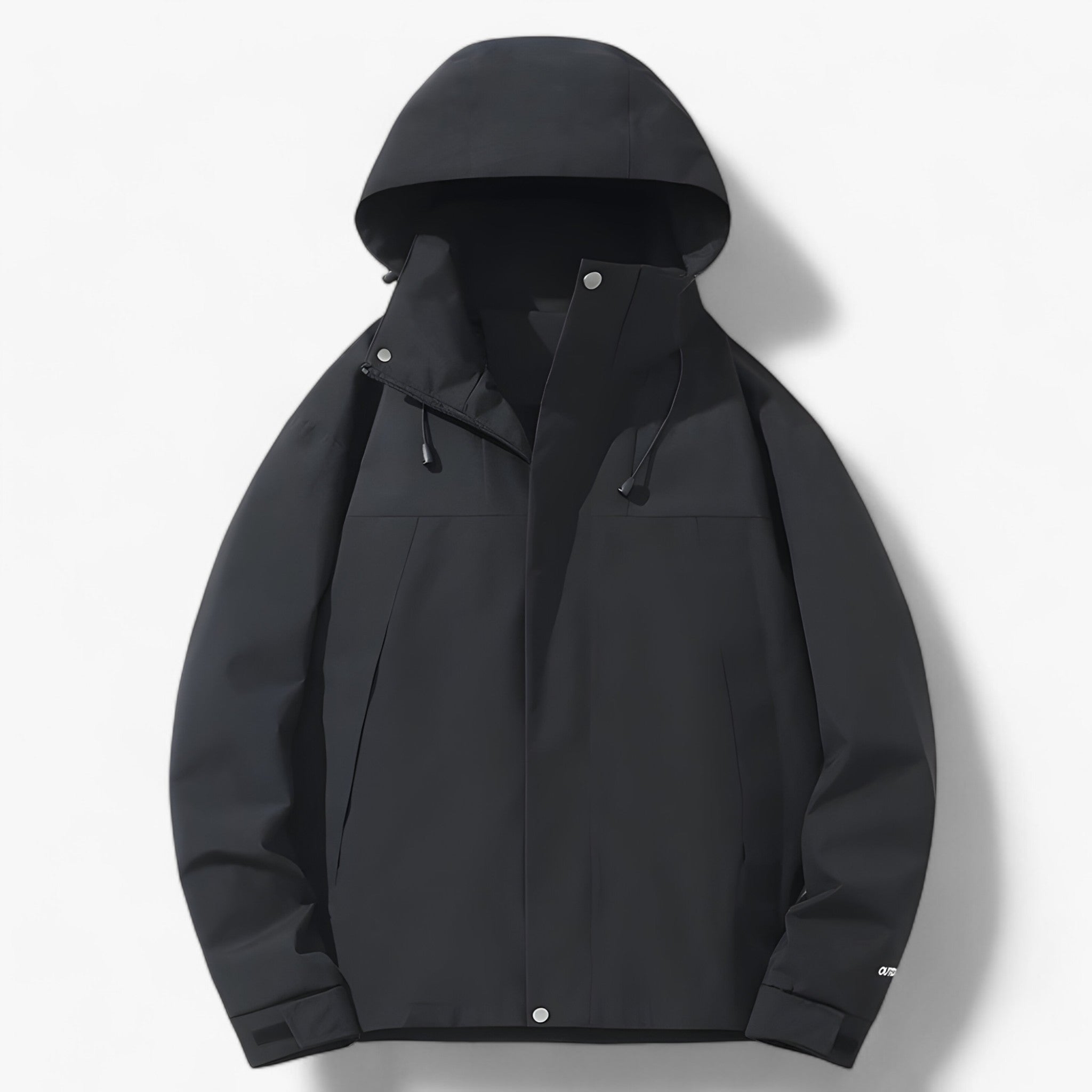 Jonathan | Unisex Vandtæt Outdoor Jakke – Perfekt til Eventyr i Al Slags Vejr - Unisex Sort - men's fashion - {{ product_tags }
