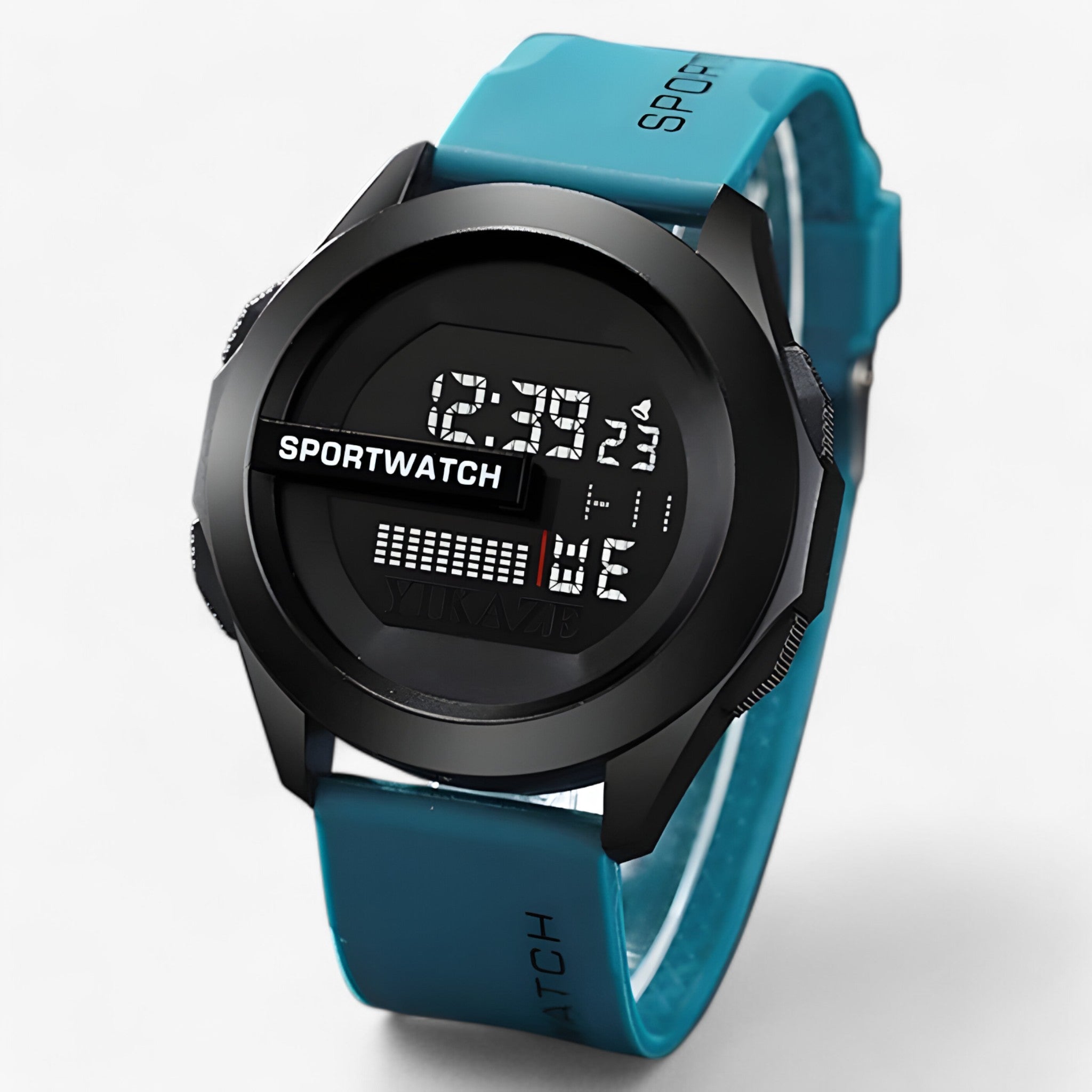 Antonio | Digital & Vandtæt - Pålidelig i Ethvert Eventyr - A-Mørkegrøn - watches - {{ product_tags }