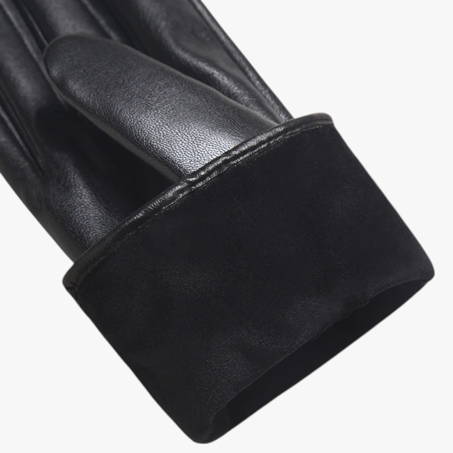 Leah | Damen Lædervinterhandsker i PU Touchscreen & Vindtæt - - Leah | Damen Lædervinterhandsker i PU Touchscreen & Vindtæt - €25 - {{ product_tags }