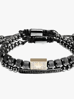 Zanjoe | Crown Power - Sæt med 2 armbånd til stil og selvtillid