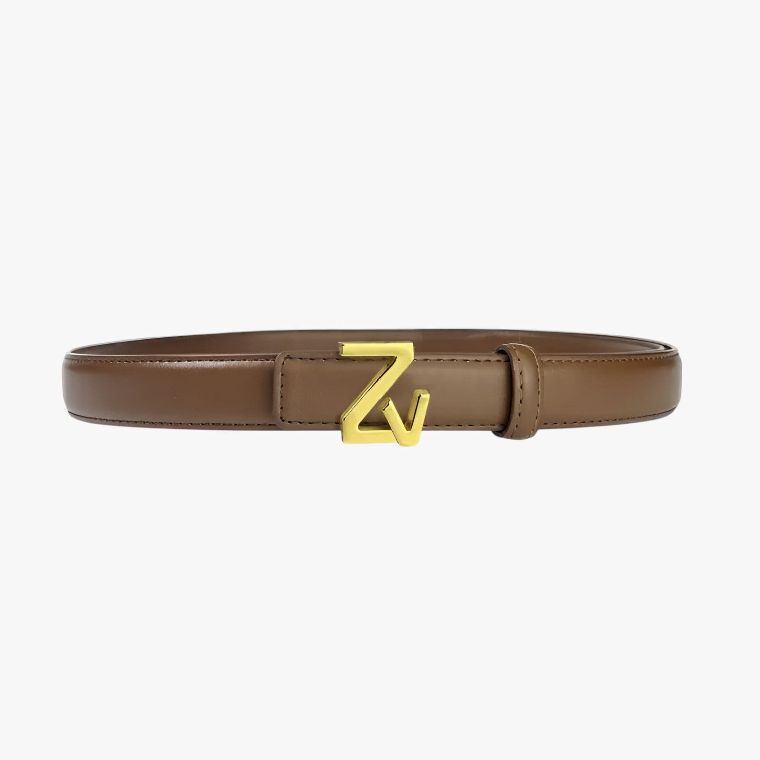 Liliana | Elegant damebælte med ZV spænde - brun 110cm - women's fashion - {{ product_tags }