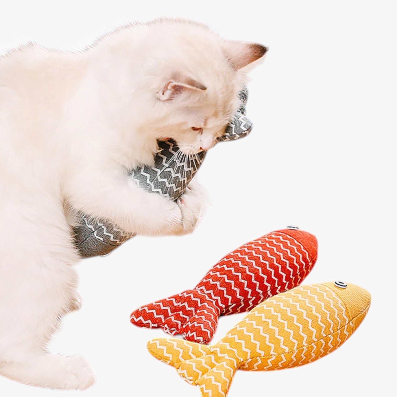 Sunny | Fisklegetøj i hamp med Valerian til katte - - Sunny | Fisklegetøj i hamp med Valerian til katte - €25 - {{ product_tags }