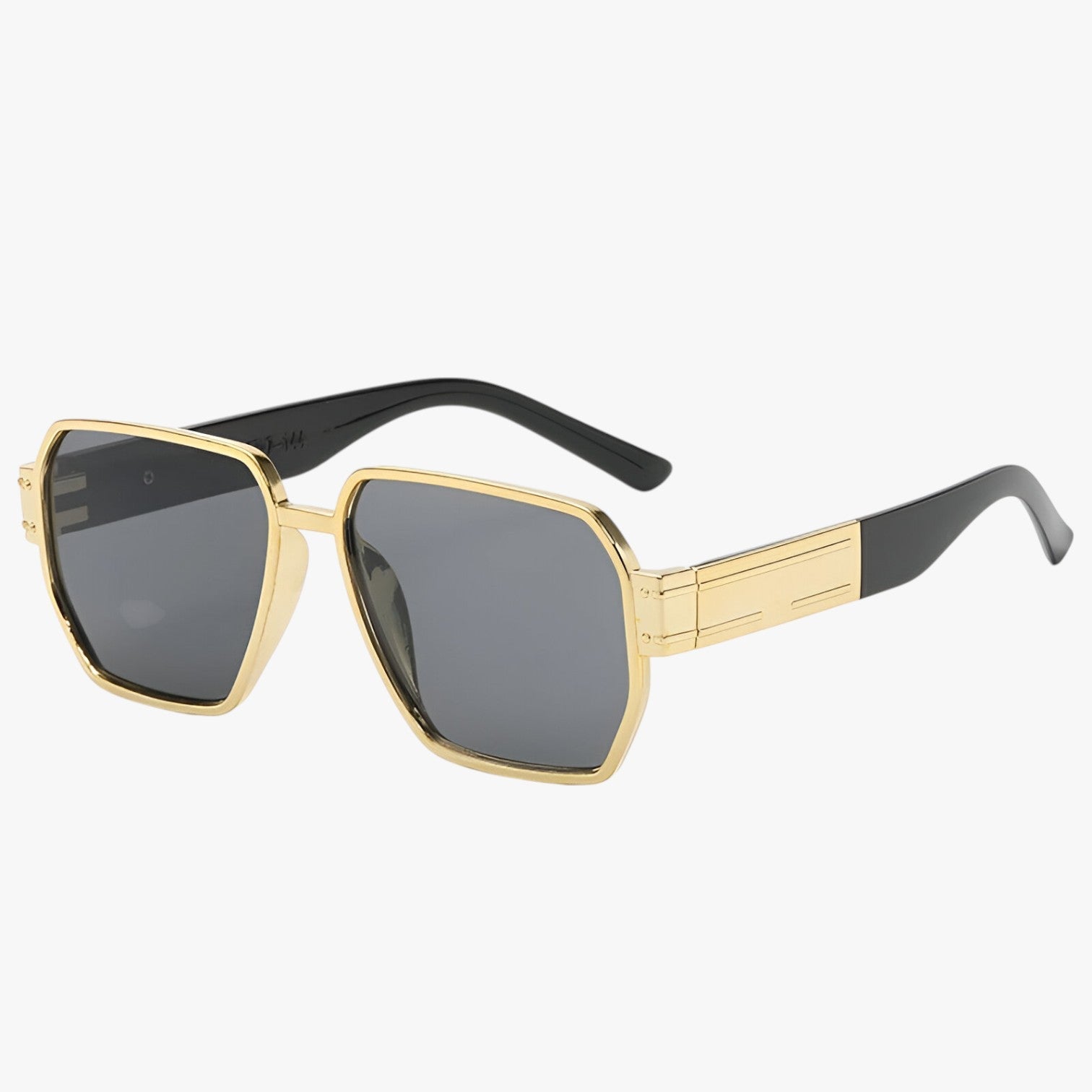 Zayla | Retro solbrille – Trendy look & UV400 beskyttelse - Sort guld - women's fashion - {{ product_tags }