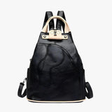 Aubree | Stylish Leather Backpack - Spacious, Secure, and Perfect for Travel