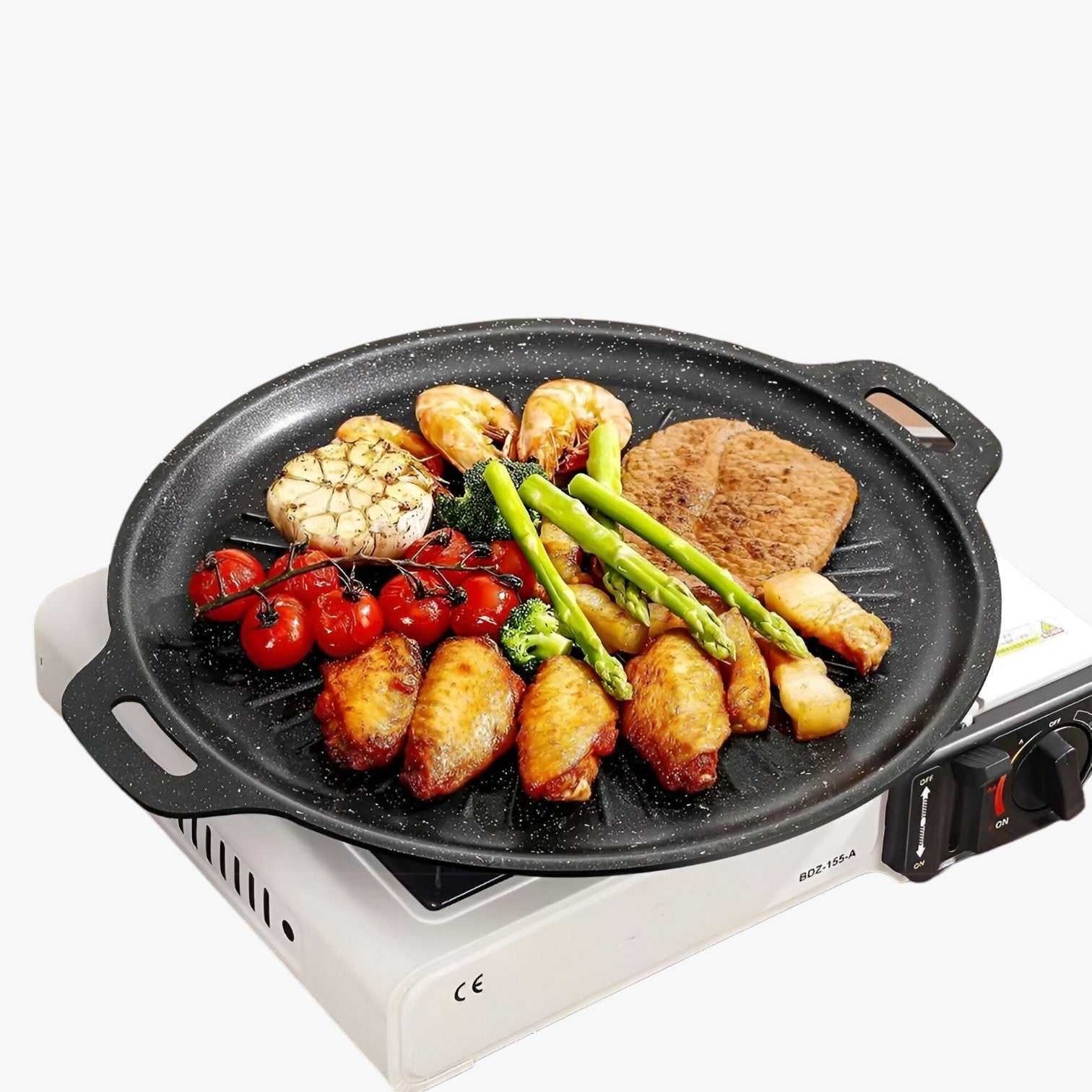 Eiden | Non-Stick Udendørs Grillpande – Perfekt til BBQ & Camping - - house & garden - {{ product_tags }