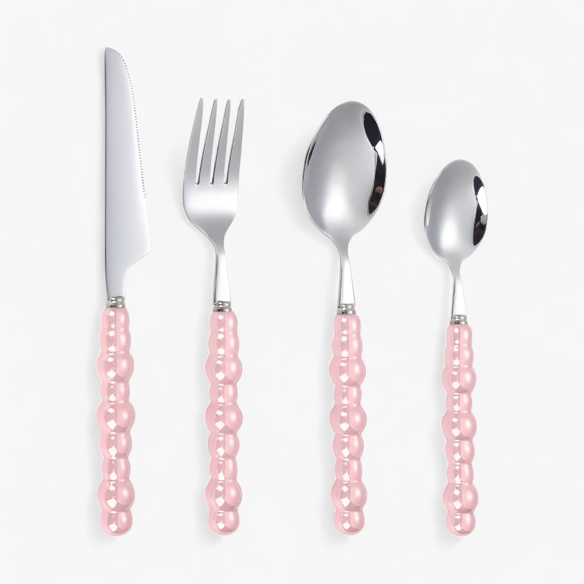 LuxeDine | Perlebestik - Lyserød-4stk - house & garden - {{ product_tags }