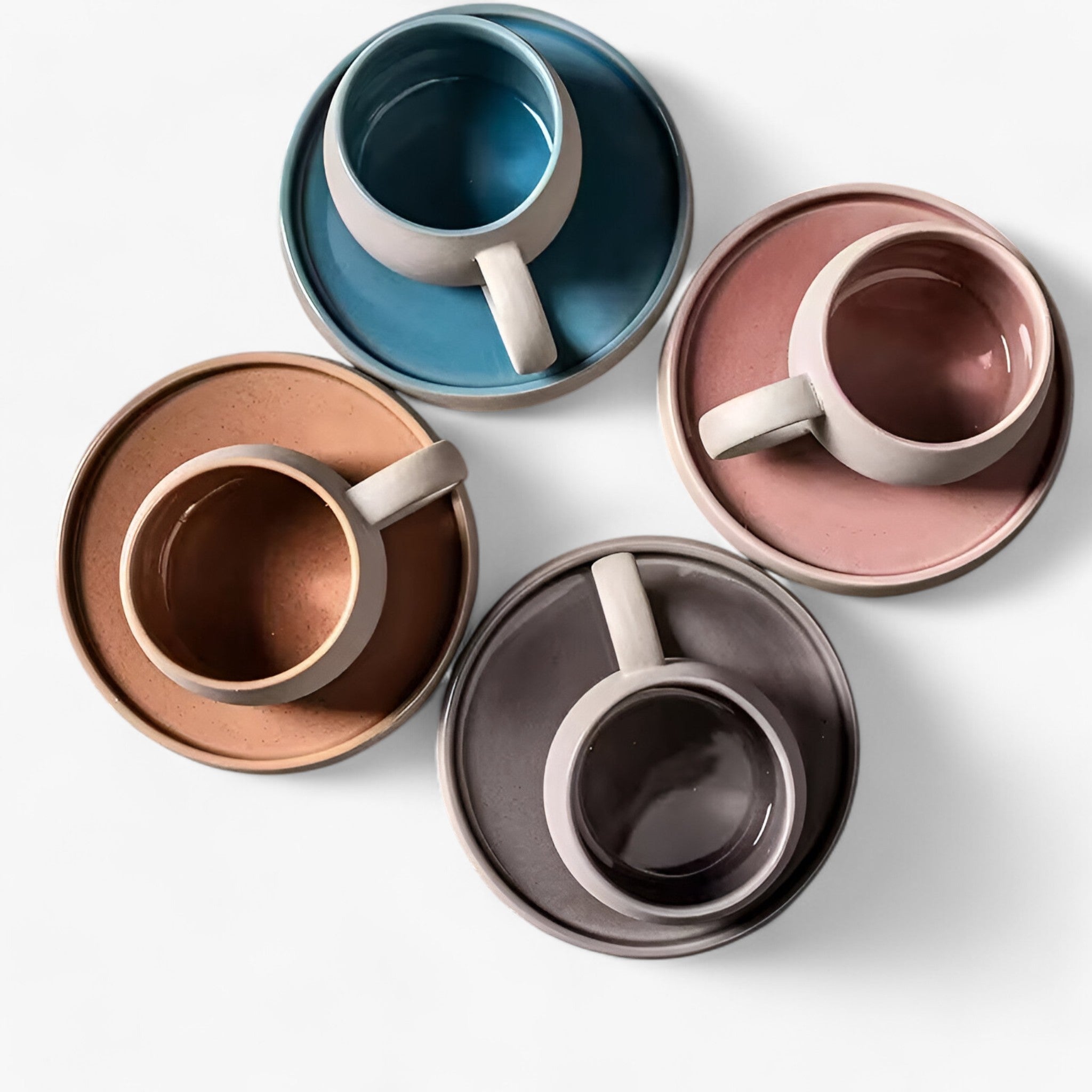 Sora | Minimalistisk Japansk Espressosæt med Kop og Skål - - house & garden - {{ product_tags }
