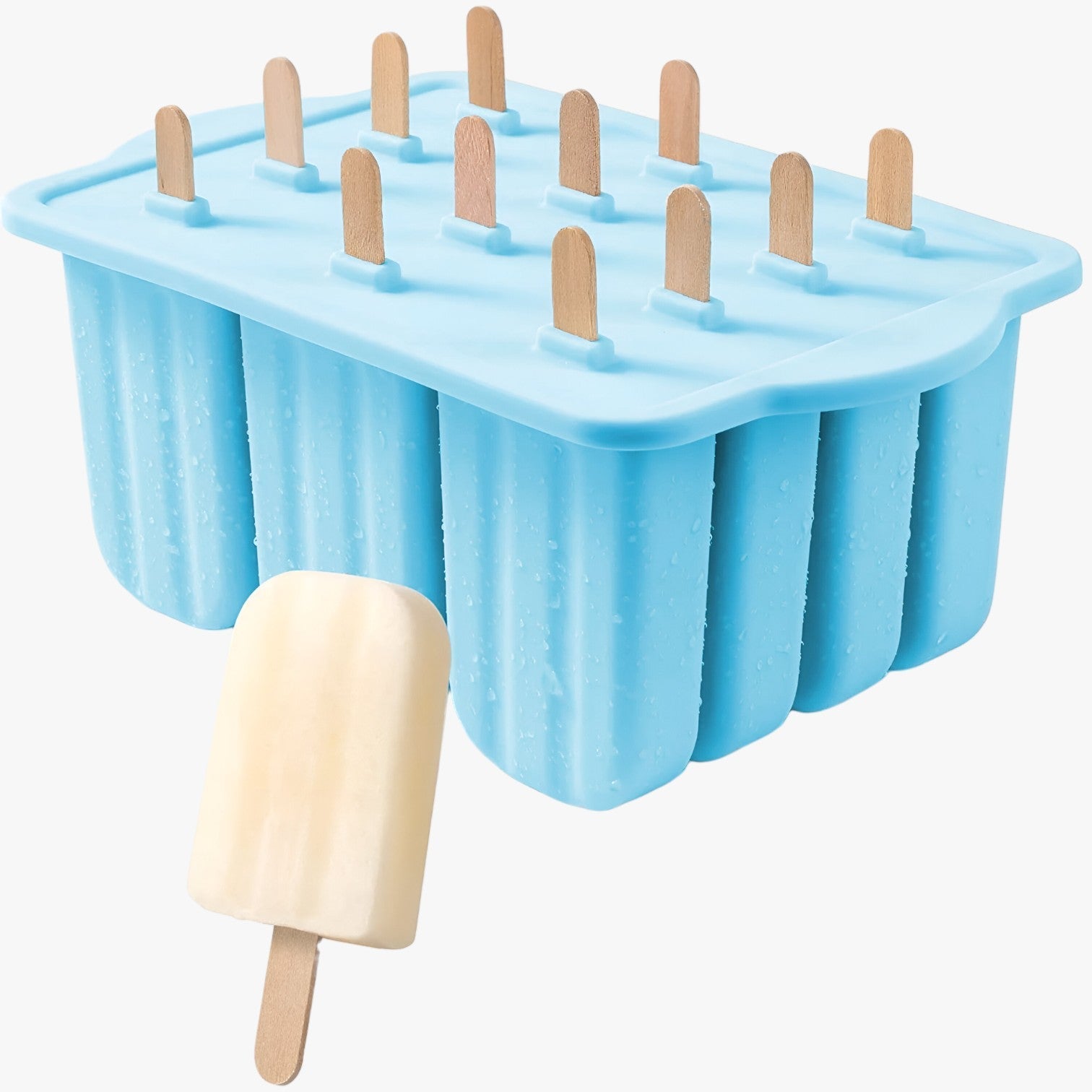 Sunny's | Sommer Isforme – Let at lave DIY Is til Forfriskende Snacks - 12 grid-blå - house & garden - {{ product_tags }