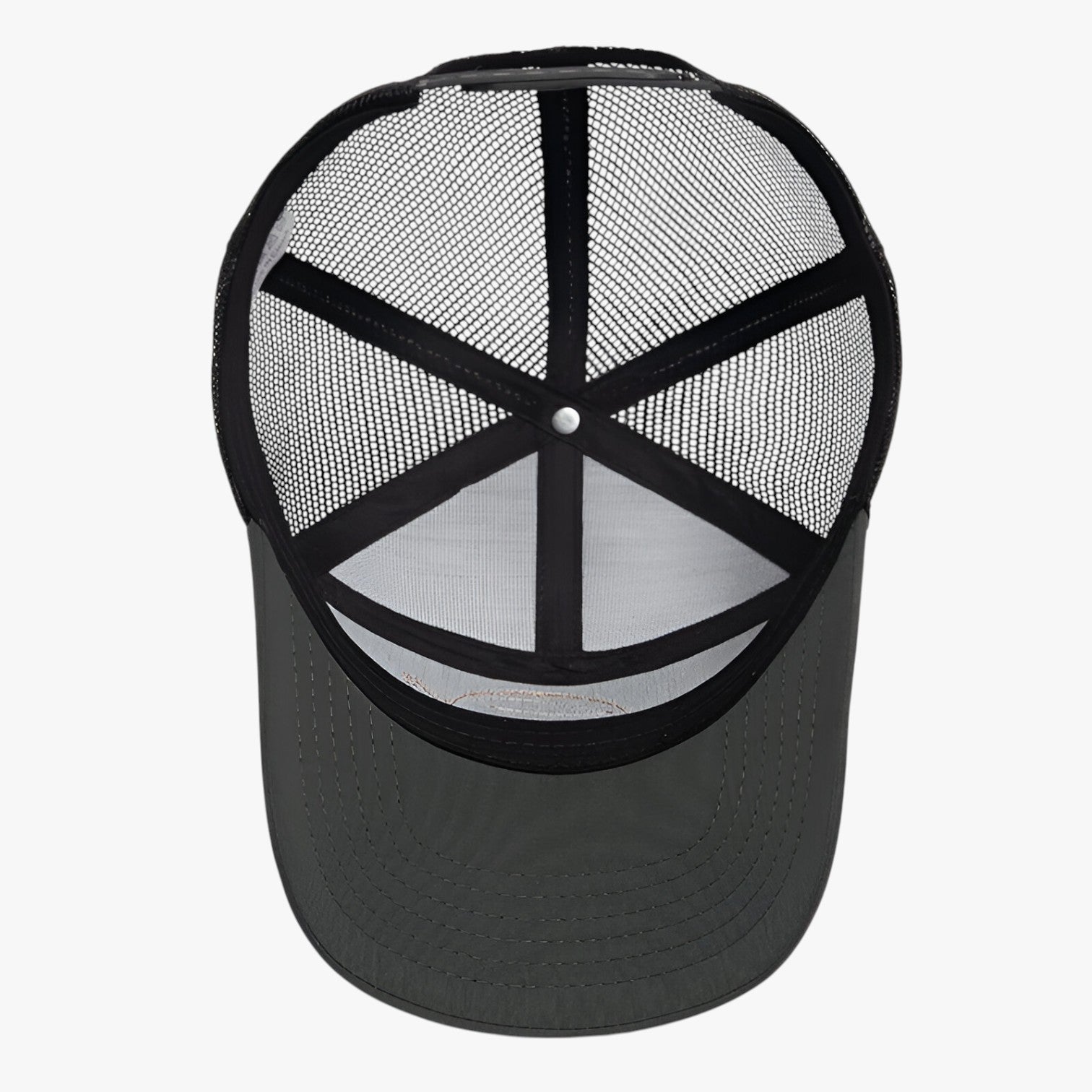 Caden | Stilfuld – Sommers trucker cap med mesh og læderlabel - - men's fashion - {{ product_tags }