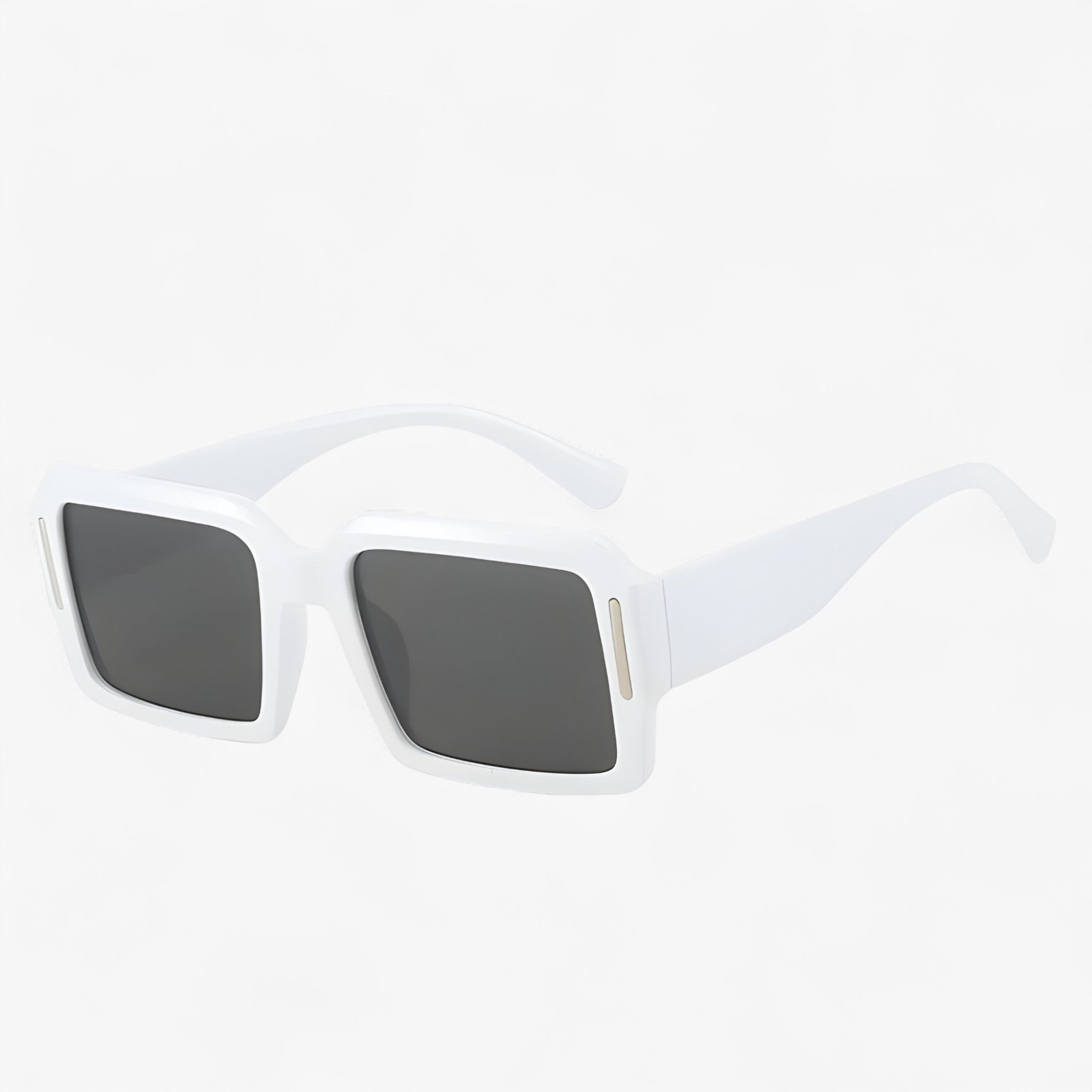 Porto | Solbriller mand stil punk UV400 - Hvid grå Som billede - men's fashion - {{ product_tags }