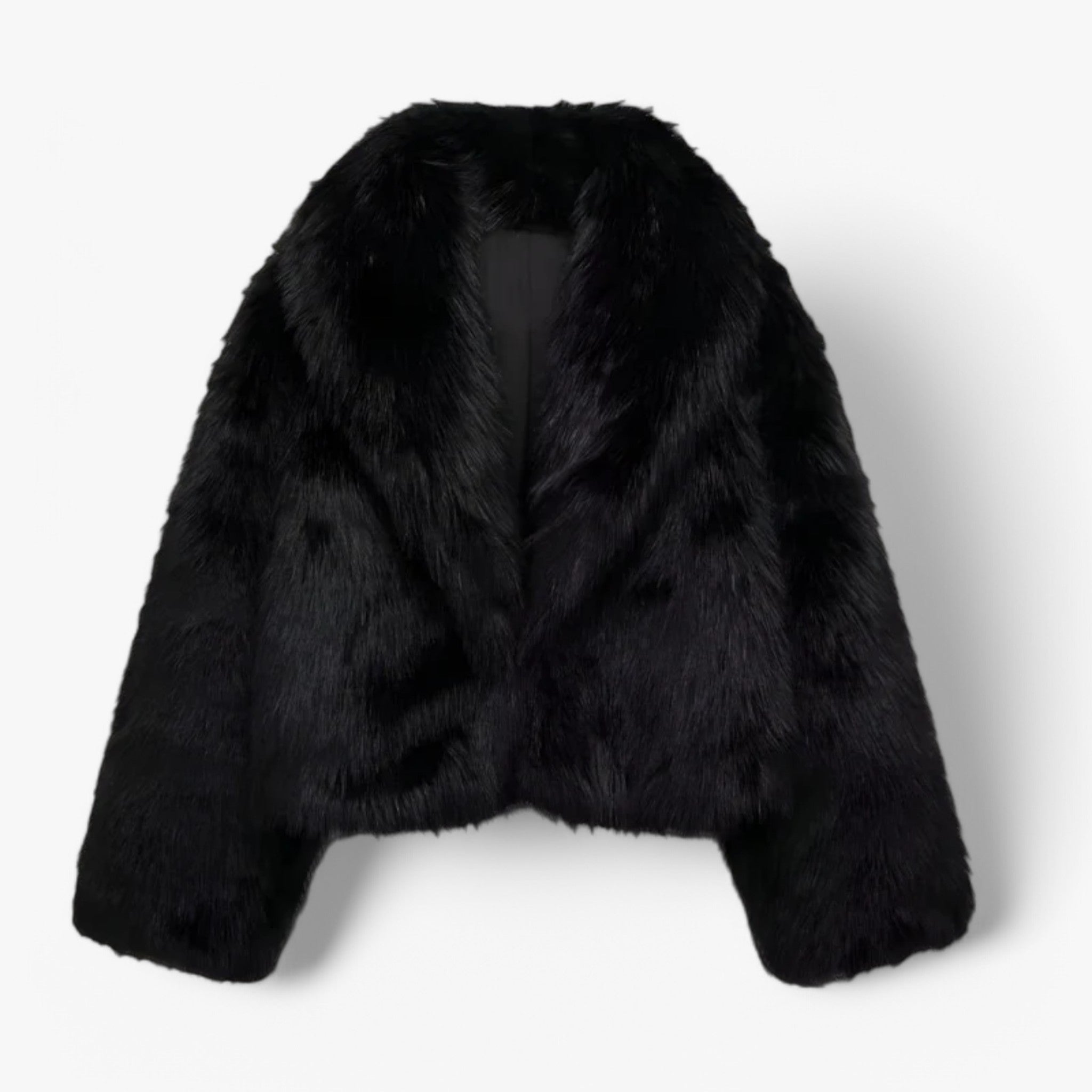 Lenna | Frakke i imiteret pels - Sort - women's fashion - {{ product_tags }