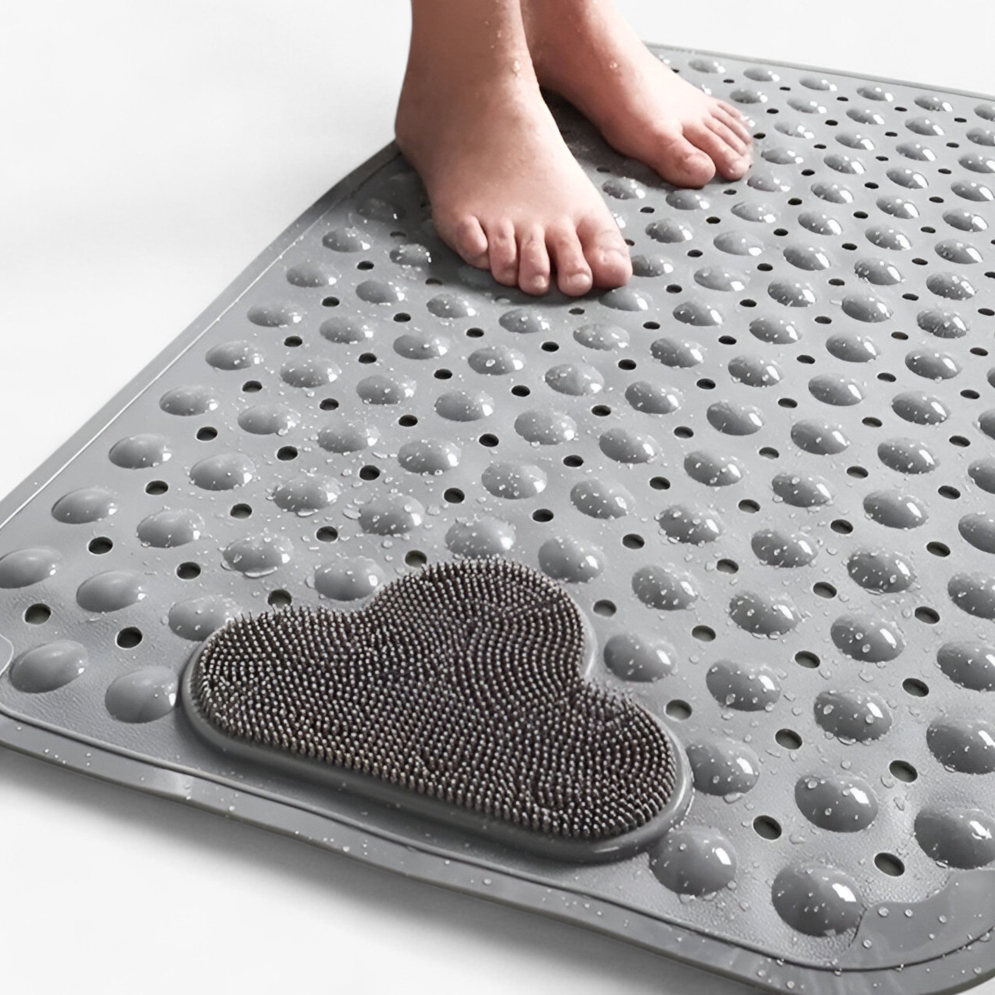 SafeStep | Rektangulær bademåtte - Blød og sikker bruseroplevelse - - house & garden - {{ product_tags }