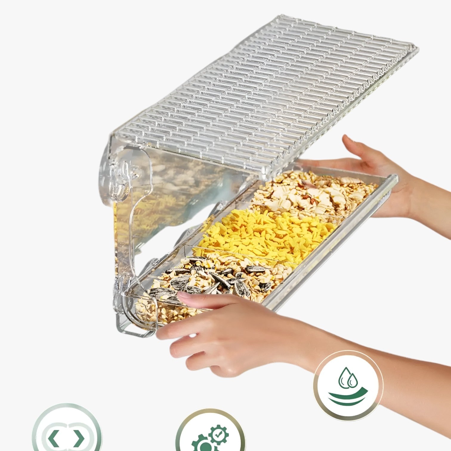Nadia | Transparent Fuglehus – Nyd fugle tæt på i din have - - house & garden - {{ product_tags }