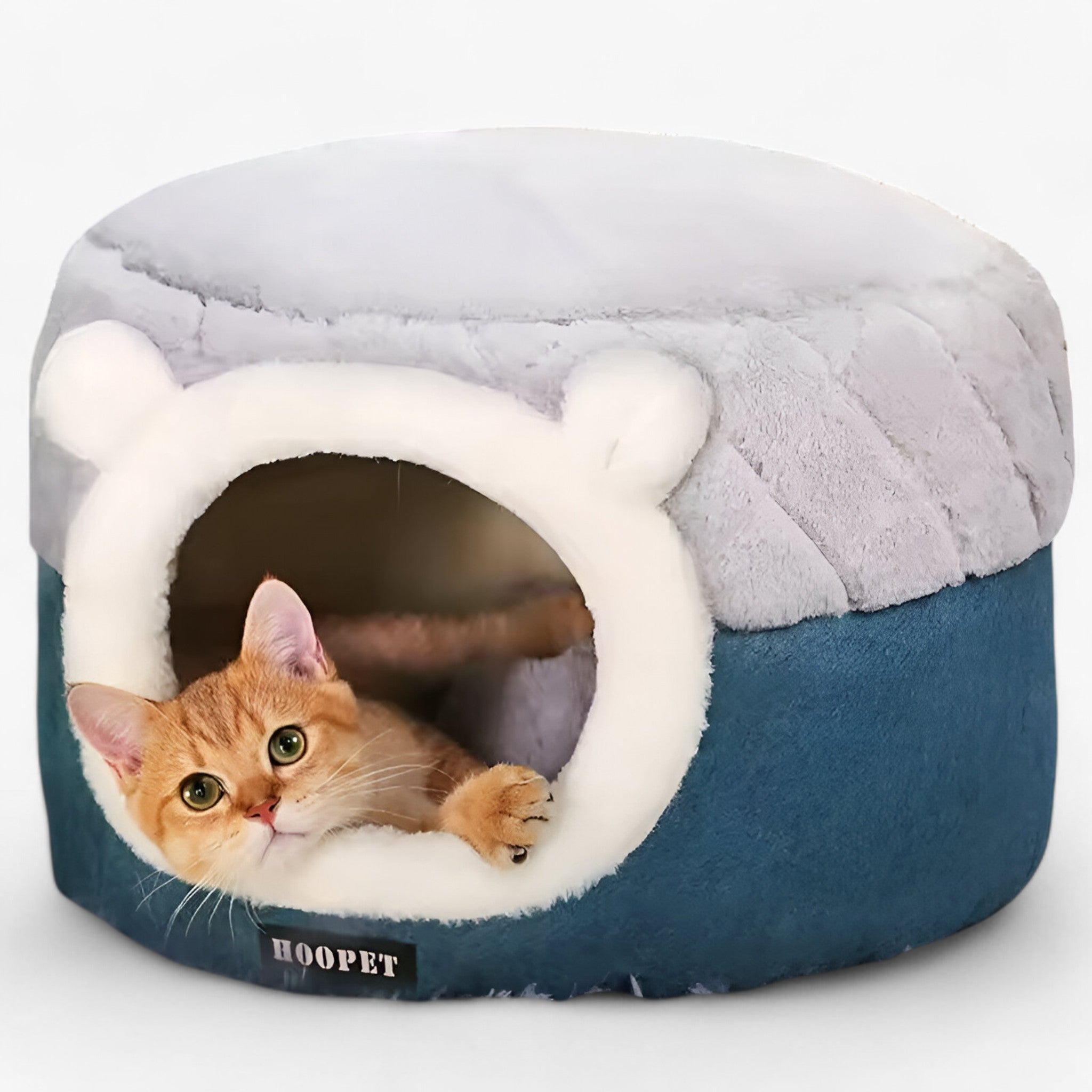 Luna | Hoepel Kattenbed – Varmt, Blødt og Hygge Nest - Blå1 - other - {{ product_tags }