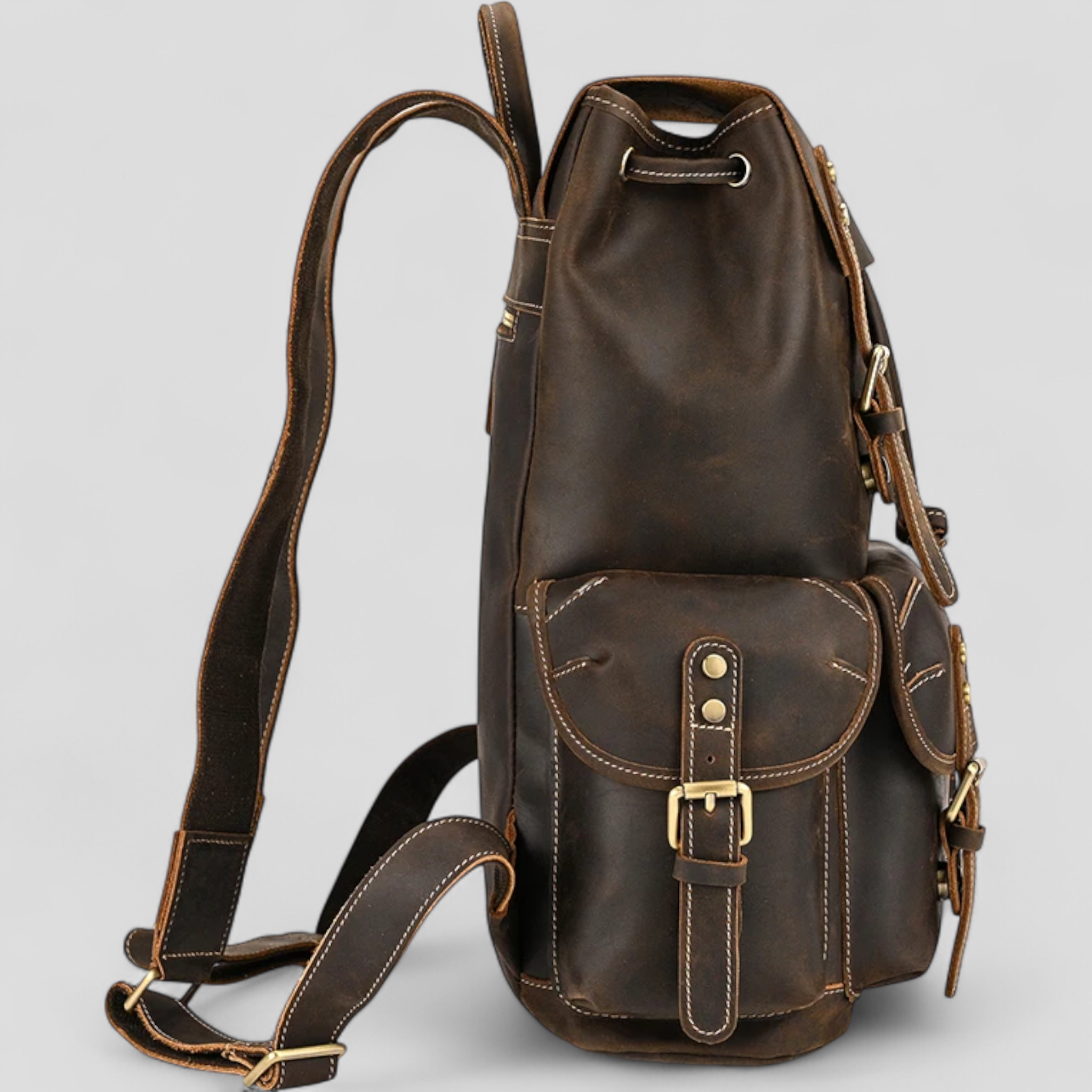 Leo | Luksus fuld læder rygsæk - - bags - {{ product_tags }