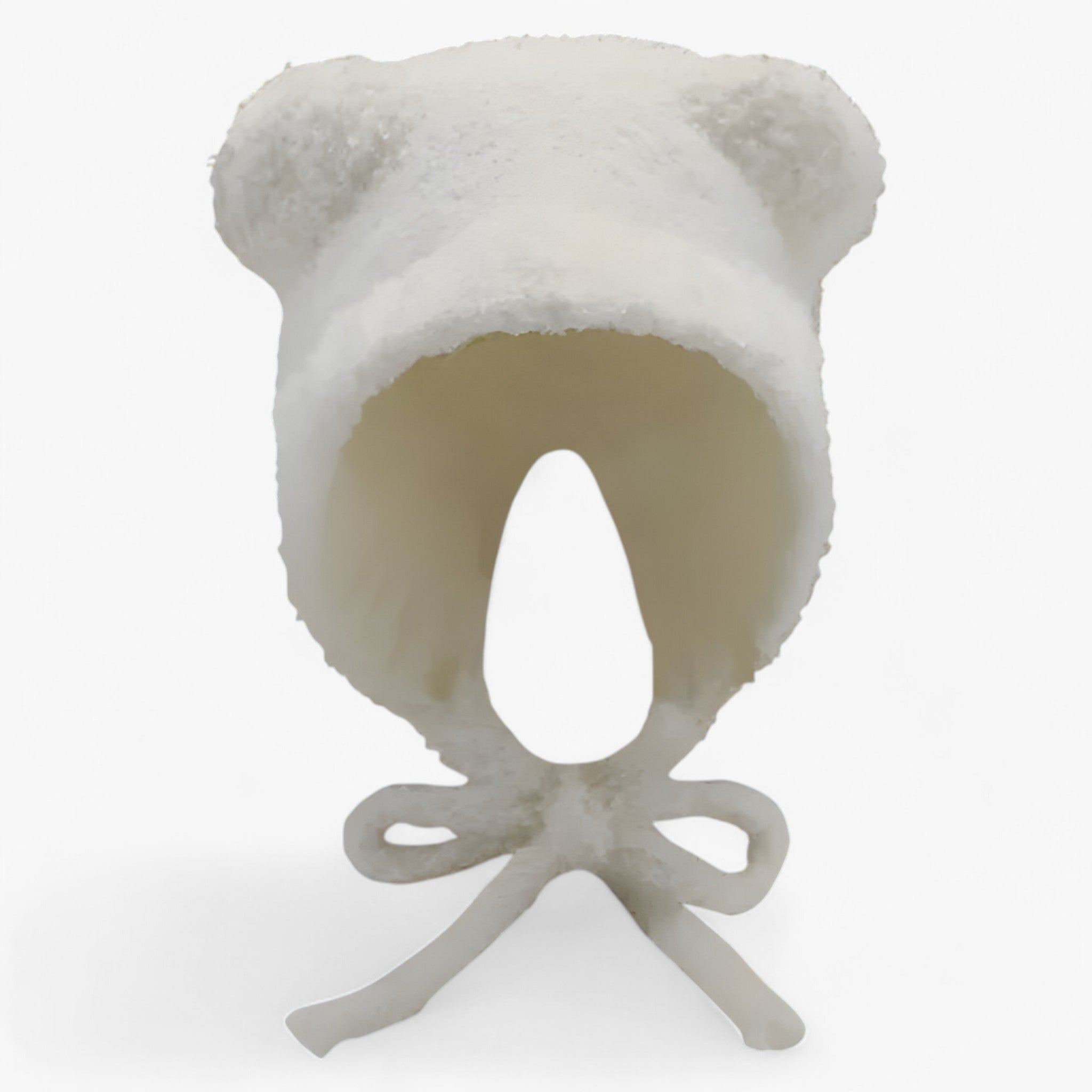 Yumi | Varme Læder-Uld Hue - Trendy & Komfortabel - Hvid 56-58cm - winter - {{ product_tags }