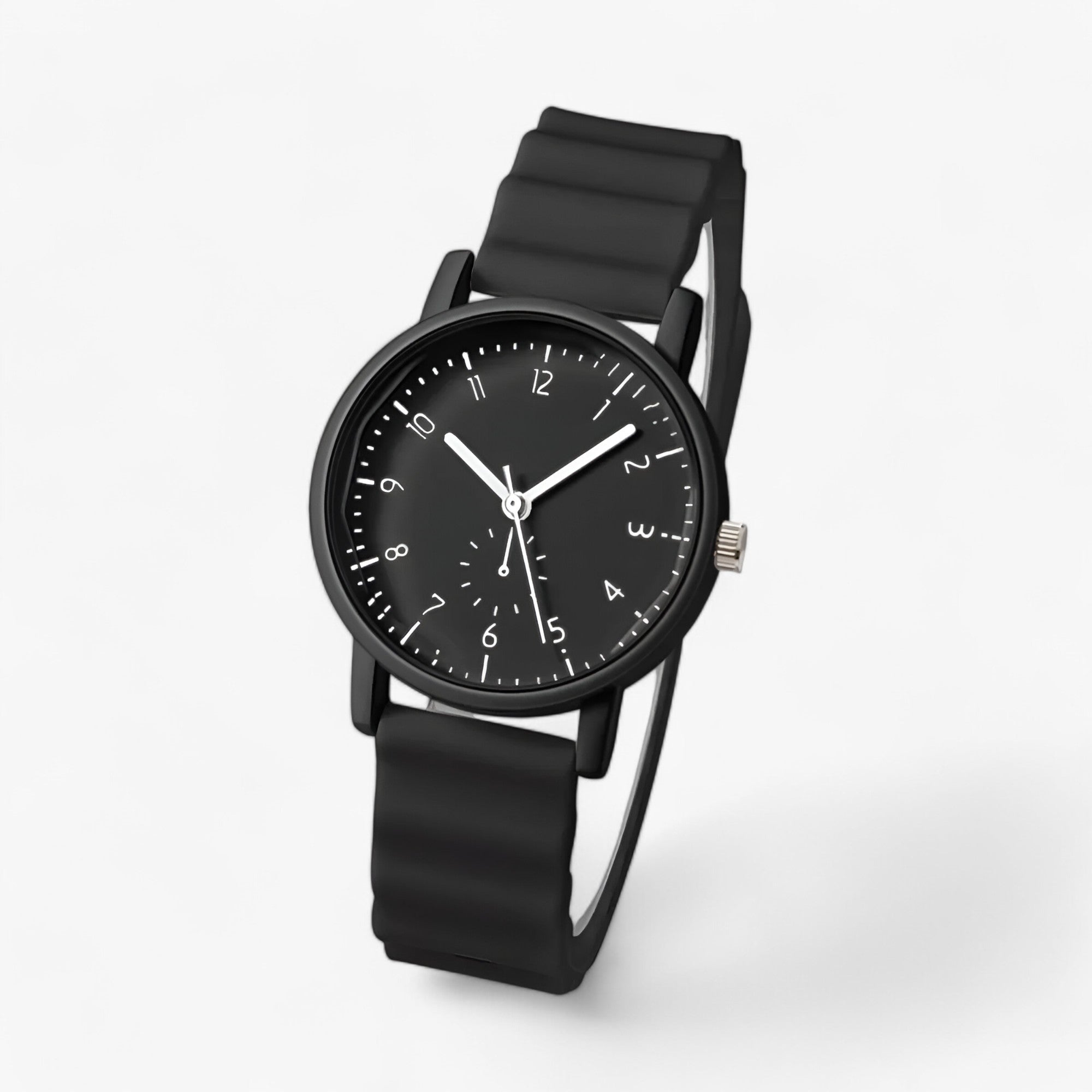 Jelly Watch - stilfuldt golf-silikonearmbånd - Sort - watches - {{ product_tags }