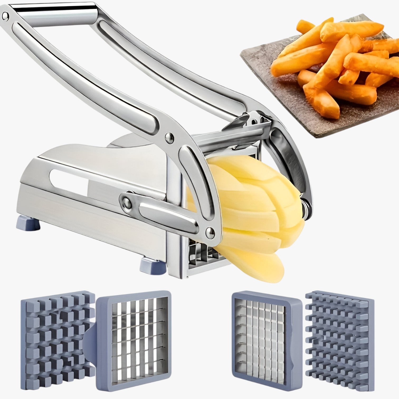 Emelia | Tagliaverdure Antiskrid til Pomfritter og BBQ - Argent Grå - house & garden - {{ product_tags }