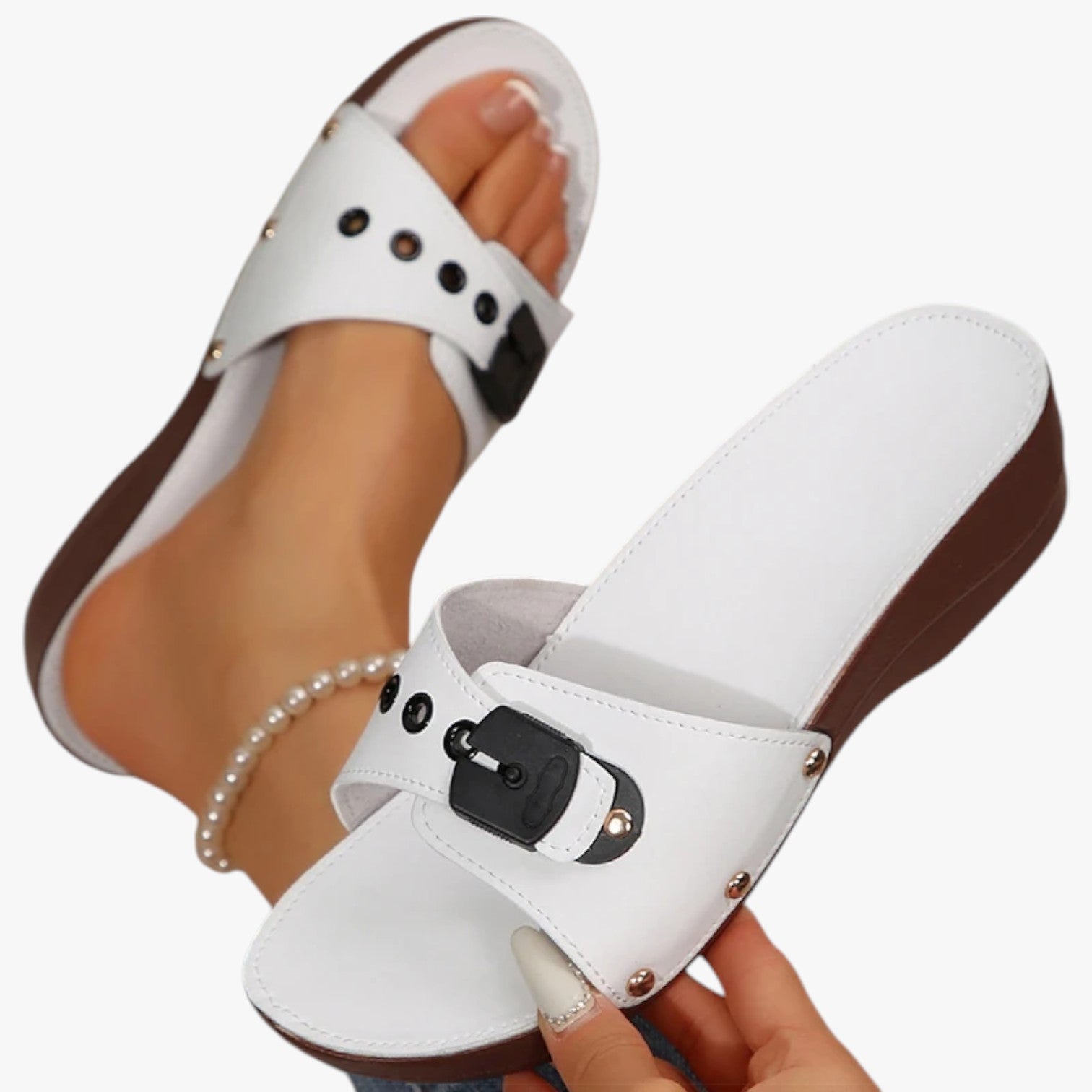 Cassandra | Eleganza sommer og blød komfort ved hvert skridt - - Cassandra | Eleganza sommer og blød komfort ved hvert skridt- €25 - {{ product_tags }
