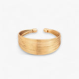 Hana | Multi-Layer Vintage Gold Cuff Bracelet - Adjustable Bracelet for Women