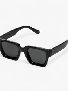 Alaric | Luksus unisex firkantede sorte solbriller