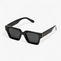 Alaric | Luksus unisex firkantede sorte solbriller