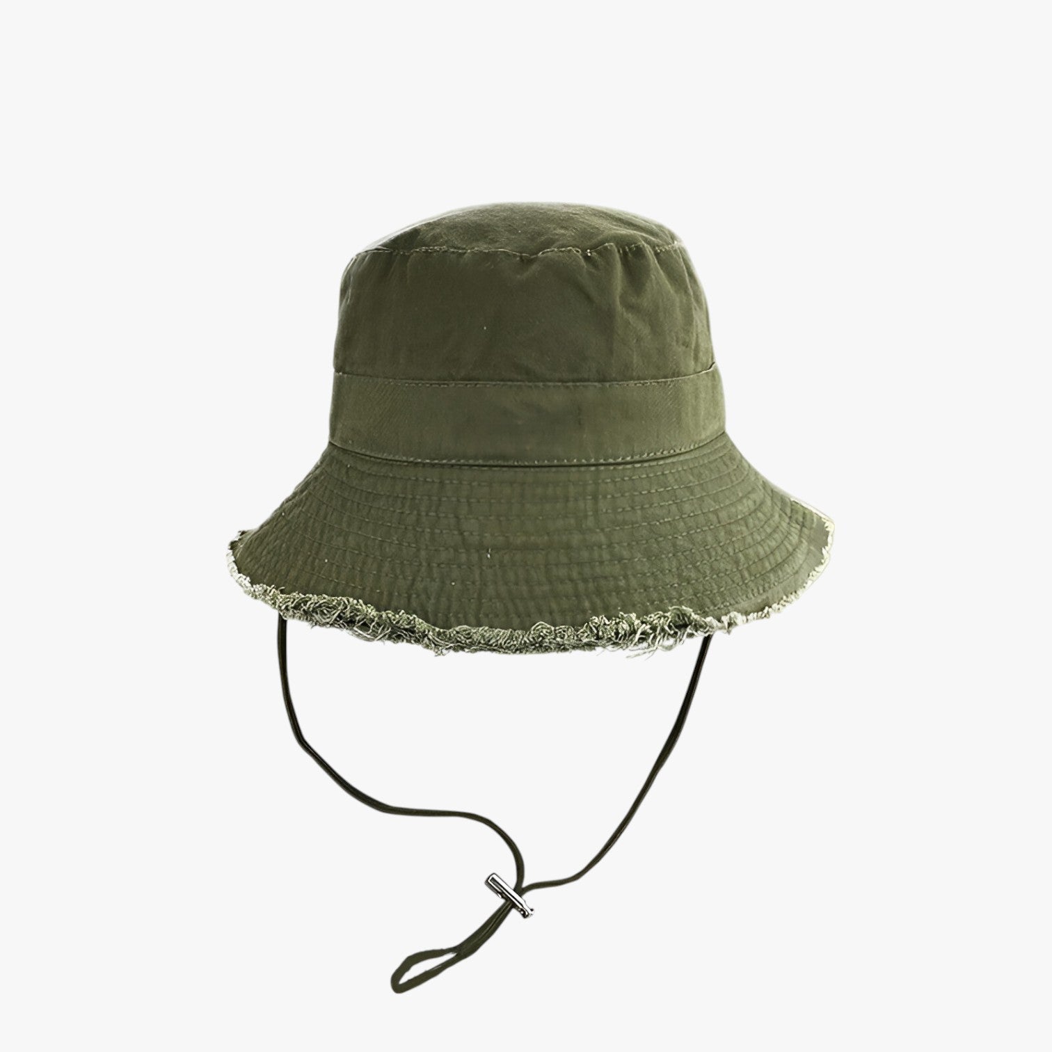 Nadine | Damernes Denim Hat - Solbeskyttende, Justerbar og Perfekt til Udendørsbrug - Militærgrøn Én Størrelse - women's fashion - {{ product_tags }