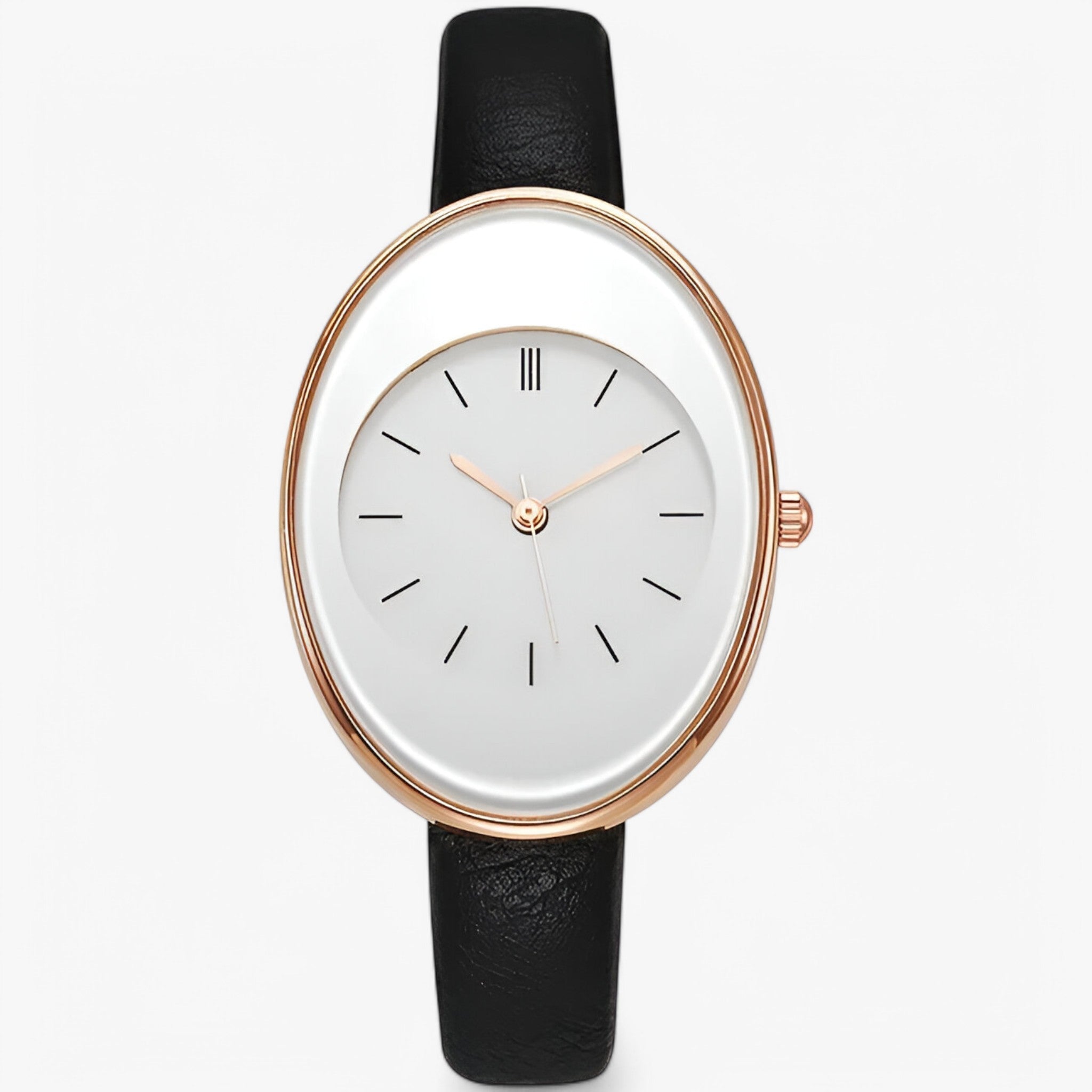 Mirella | Moderigtigt dameur med minimal rem - Sort - watches - {{ product_tags }