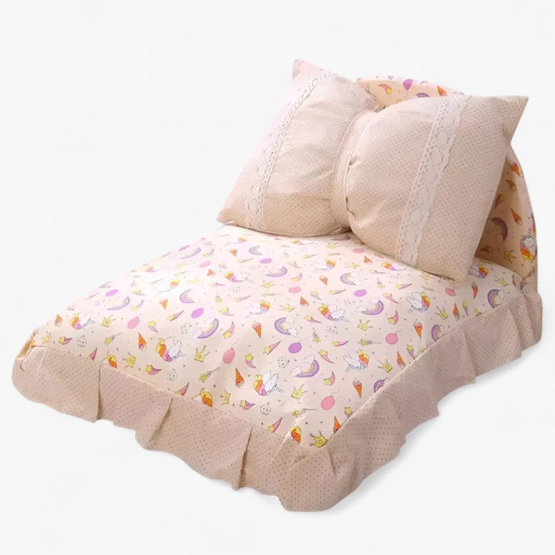 BowLux | Flot Strik Katte- og Hunde Seng – Komfort & Stil til Dit Husdyr - Enhjørning - house & garden - {{ product_tags }