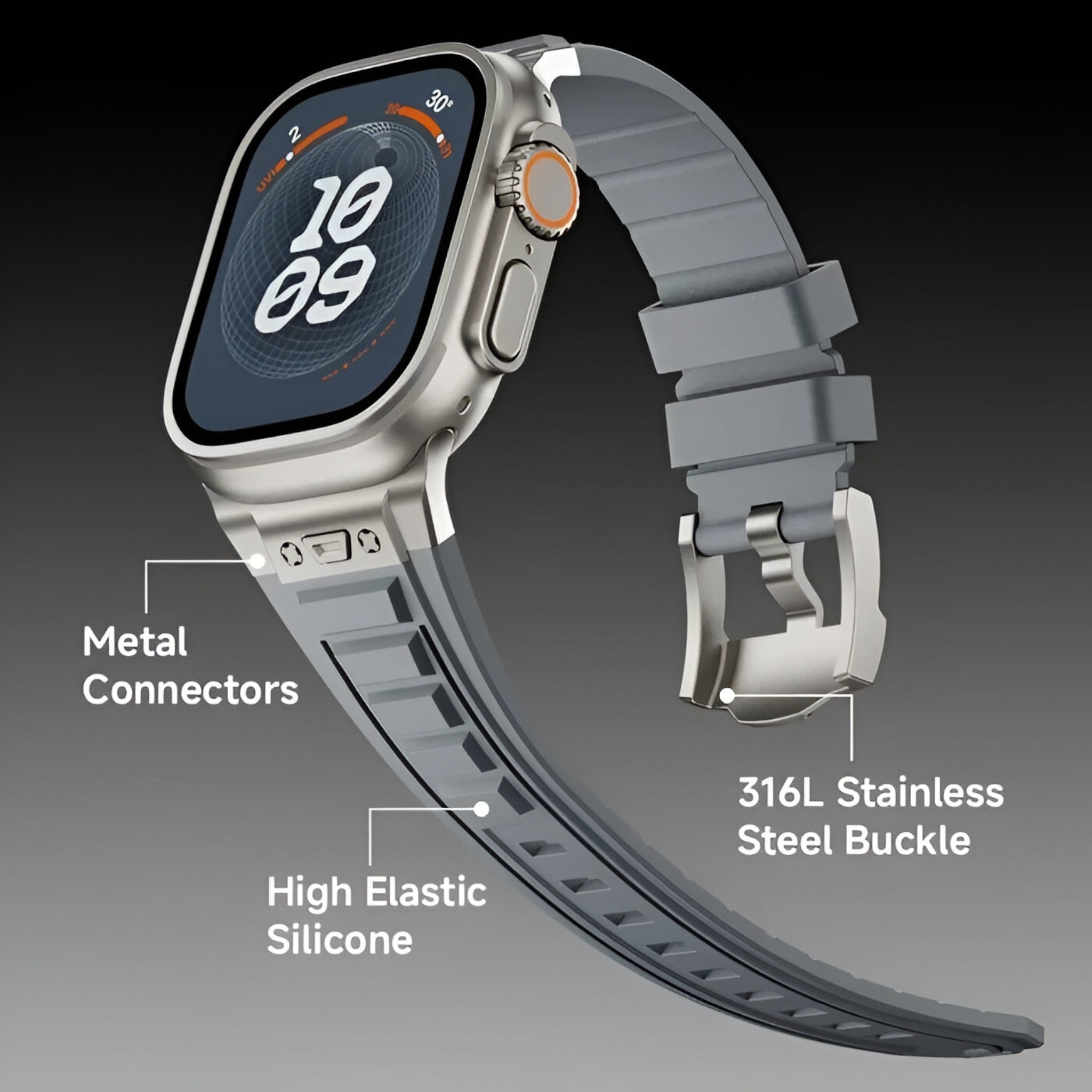 Alex | Silikone sportsbånd til Apple Watch - - watches - {{ product_tags }