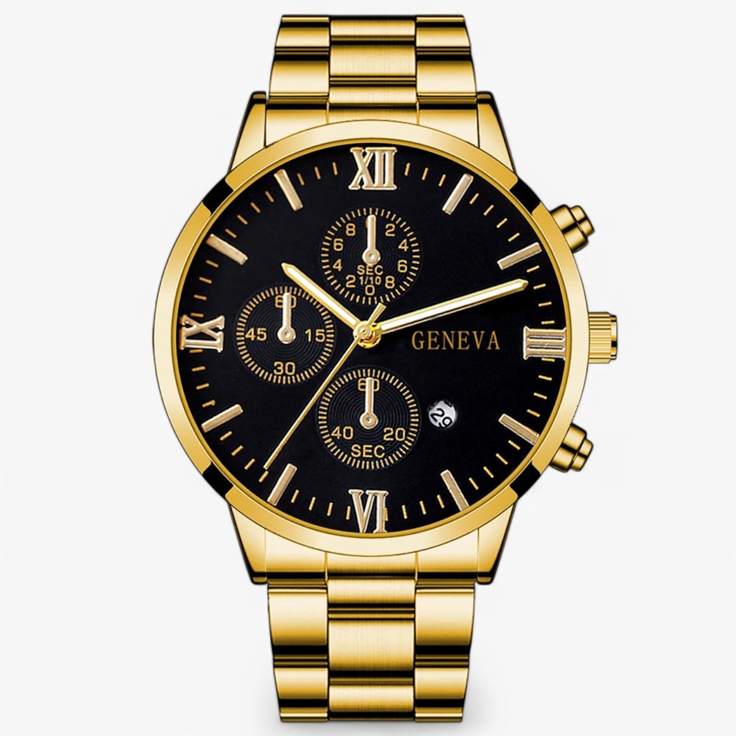 Moritz | Guld romersk ur sæt – Stilfuld og komplet - - watches - {{ product_tags }