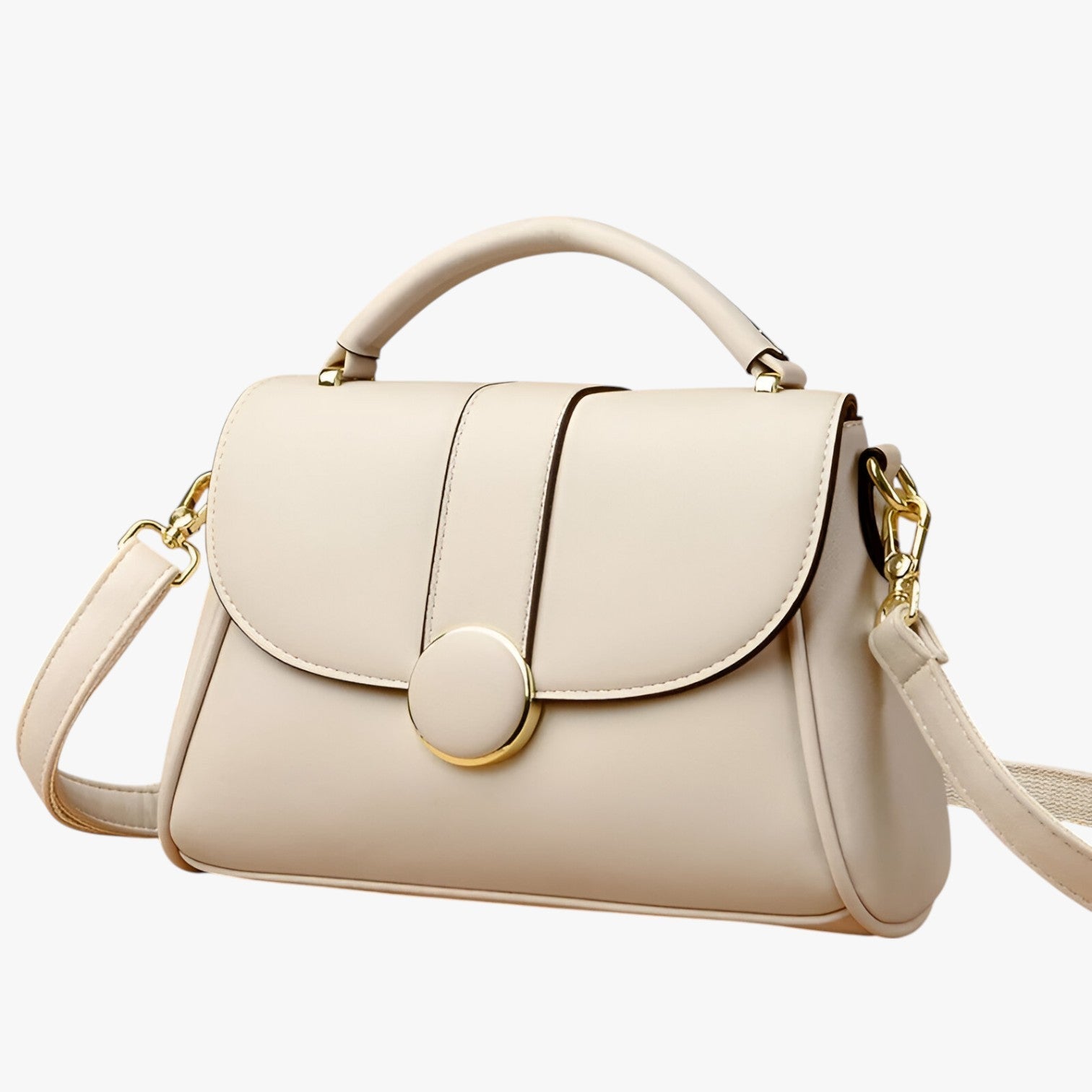 Suzy | Elegant skuldertaske med logo - - bags - {{ product_tags }