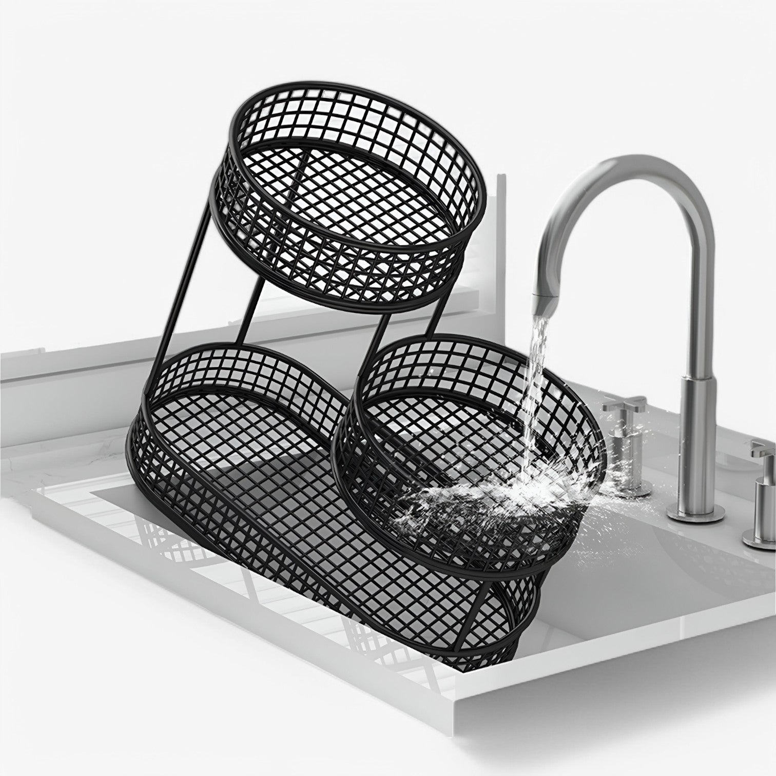 Milena | Stilfuld jern frugtskål – Hold frugt frisk og organiseret - - house & garden - {{ product_tags }
