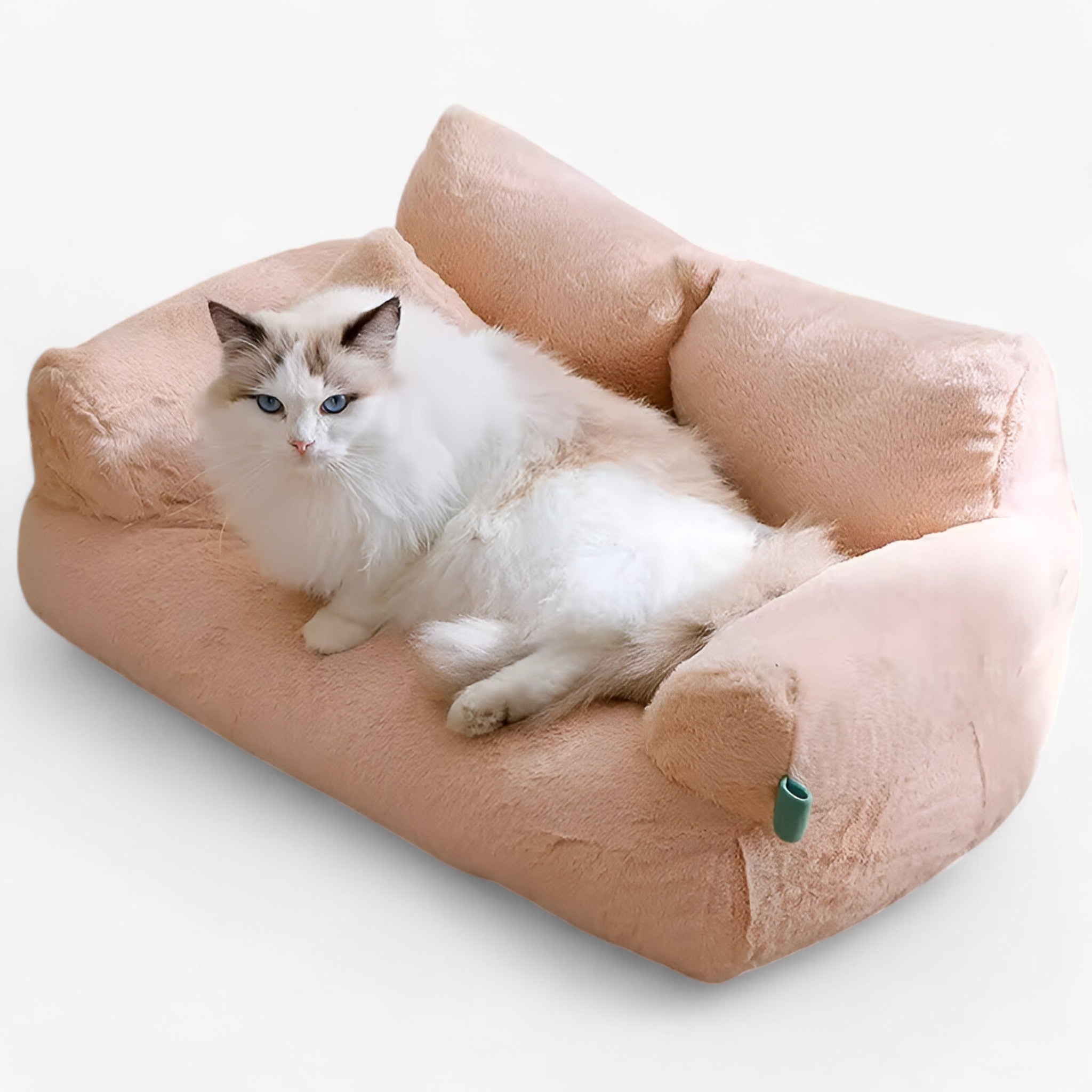 Luna | Luksuriøs Fløjl Kæledyrsseng til Komfort og Varme - - house & garden - {{ product_tags }