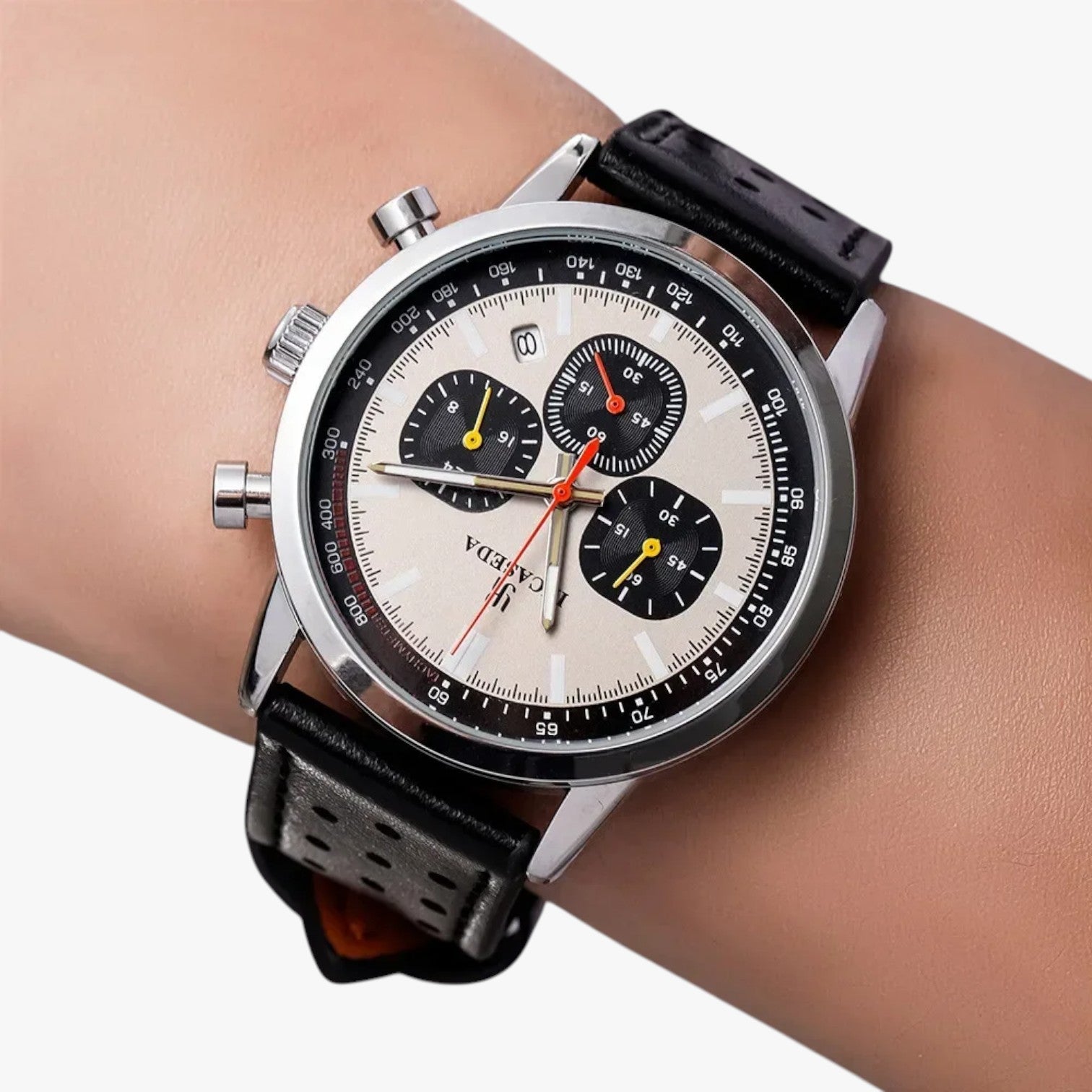 Drew | Herreur til mænd INCASEDA Quartz luksus chronograf, ultra-lystrogent og elegant - - watches - {{ product_tags }