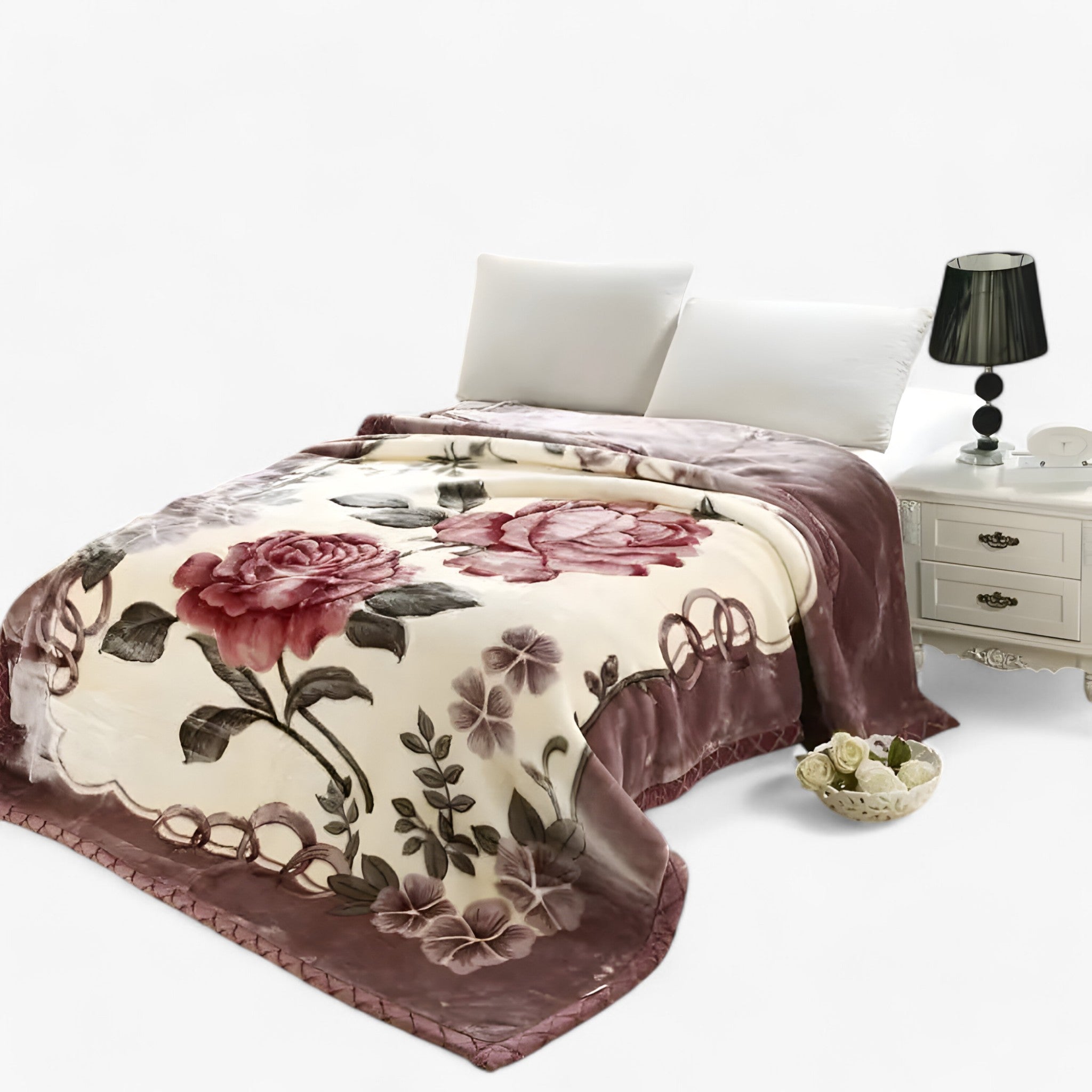 Elise | Nusseklud - Blomstret blødhed - - house & garden - {{ product_tags }