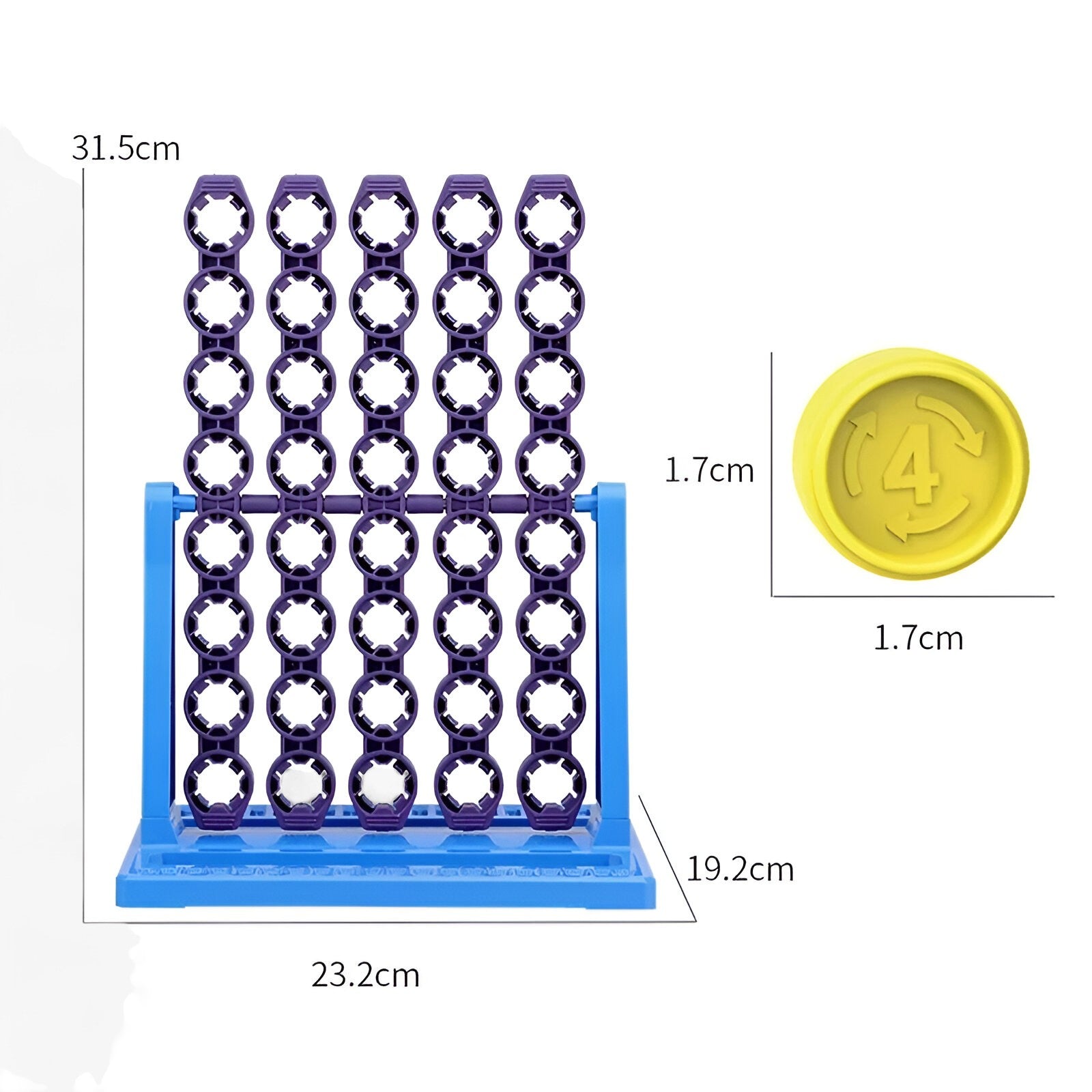 Drejende Sjov | Connect 4 Spin Spil - - other - {{ product_tags }