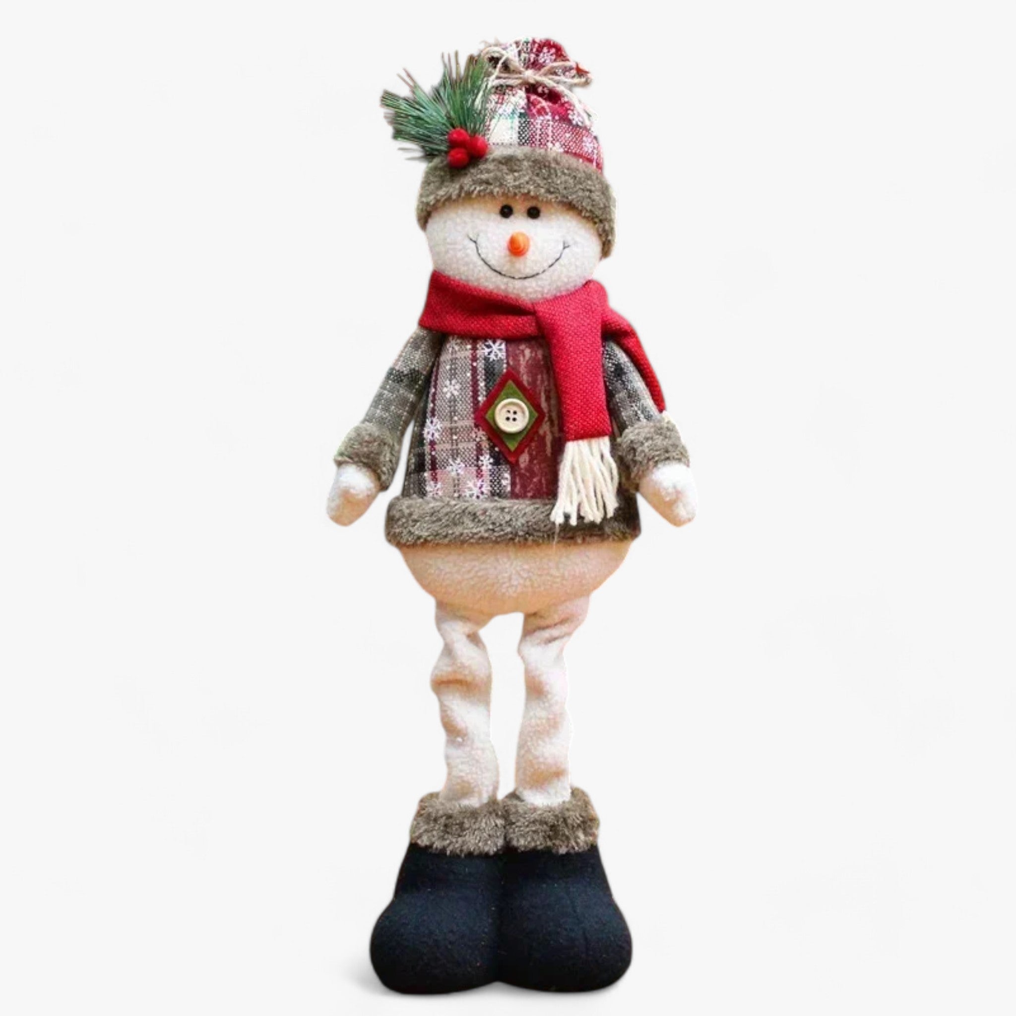 Juldokke | Plyschnisse og snemand – Festlig indretning og julegave - Jule snemænd - christmas - {{ product_tags }