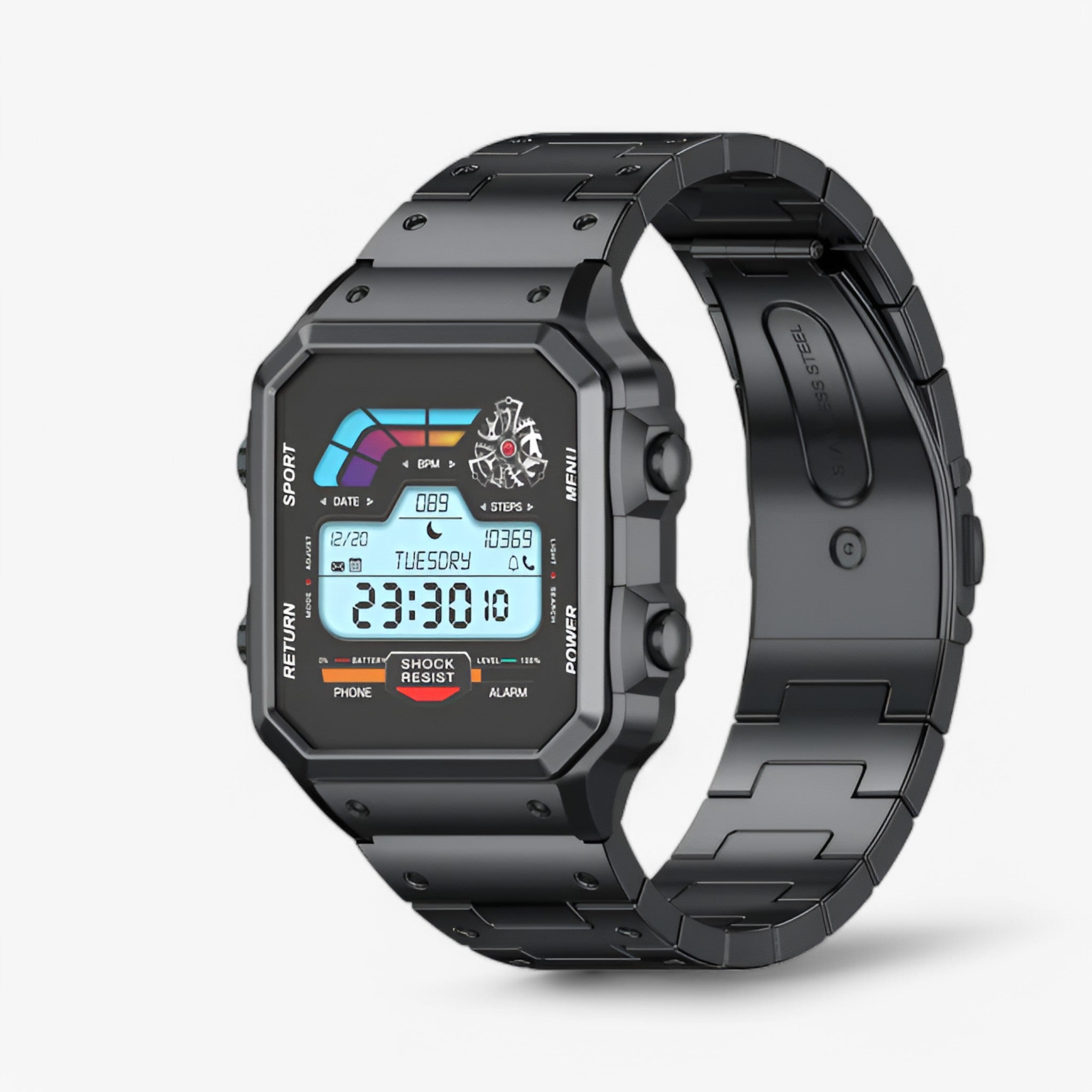 Kairos | Hoogwaardig smartwatch - AW39 Sort - watches - {{ product_tags }