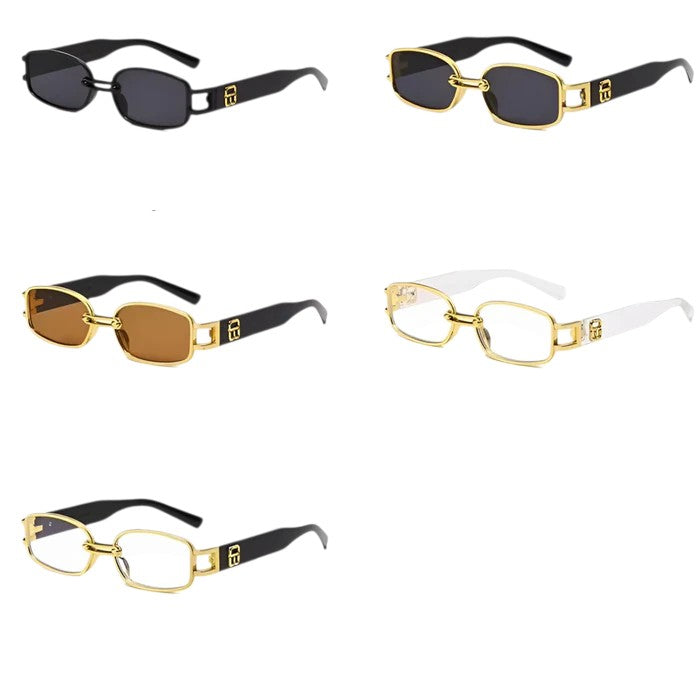 Dante | Lille rektangulær solbrille i vintage punkstil - - Dante | Lille rektangulær solbrille i vintage punkstil- €25 - {{ product_tags }
