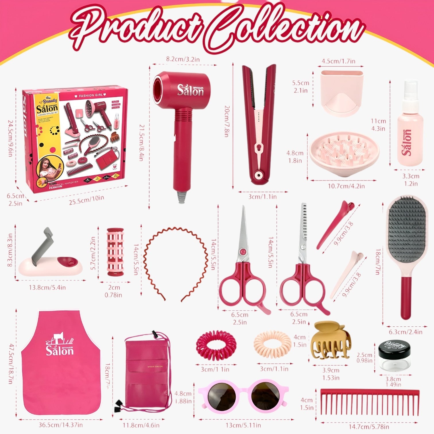 Samira | Skønhedssalon Legetøjsæt – Legende Styling og Udforskning - - baby - {{ product_tags }