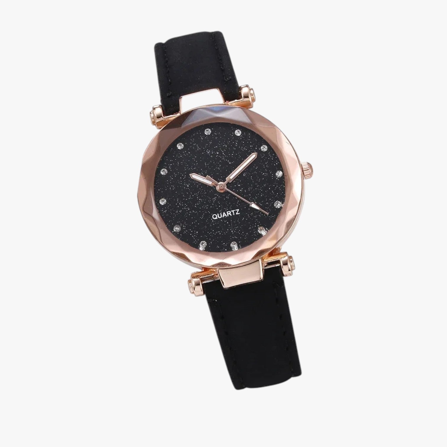 Kiana | Starry Sky Rose Sølv Ur - Sort - watches - {{ product_tags }
