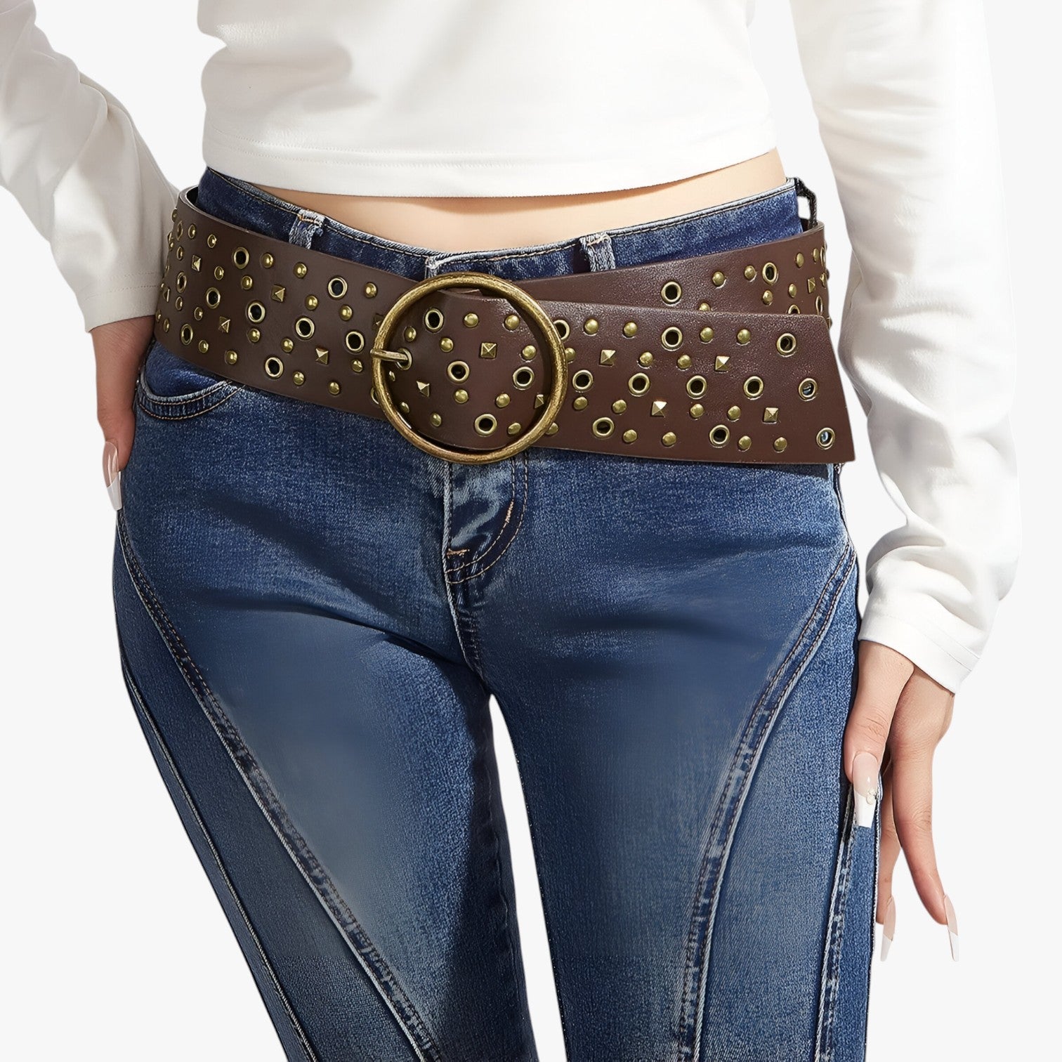 Maisy | Luksus bred læderrem – Stilfuld accent til enhver outfit - - women's fashion - {{ product_tags }