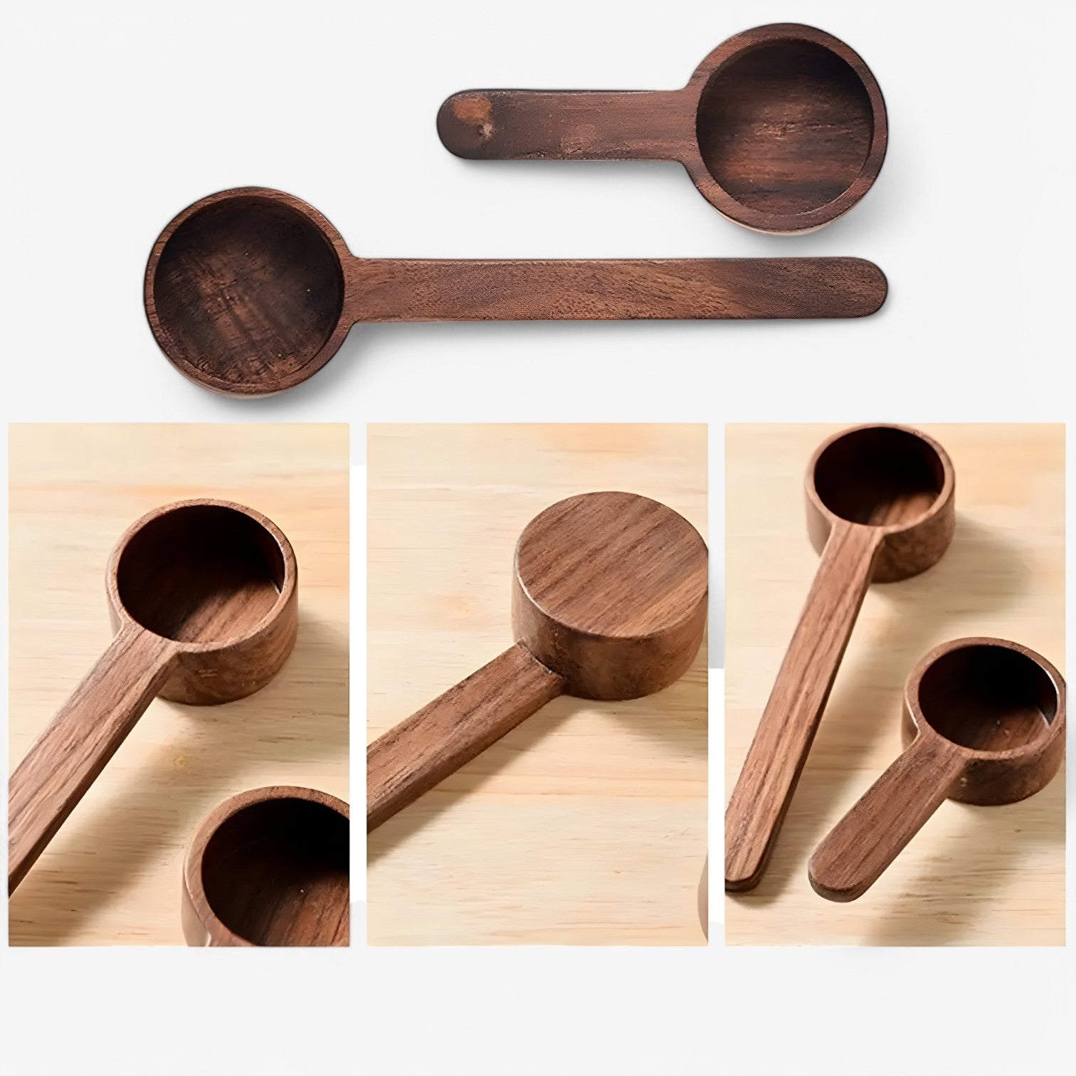 Patt | Træ Måleske - Sæt Køkken Måleskeer - - house & garden - {{ product_tags }
