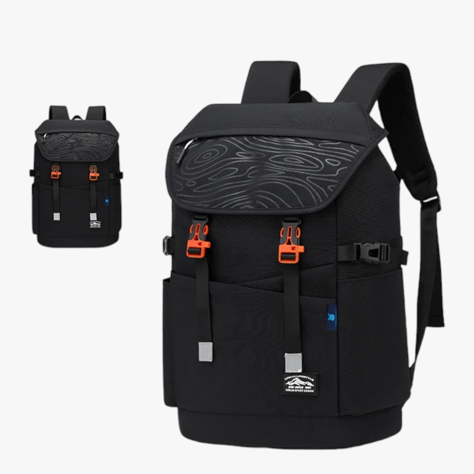 Maxwell | Udendørs Rygsæk 40L Kompakt, rummelig, klar til eventyr - Sort 15 tommer - Maxwell | Udendørs Rygsæk 40L Kompakt, rummelig, klar til eventyr - €25 - {{ product_tags }